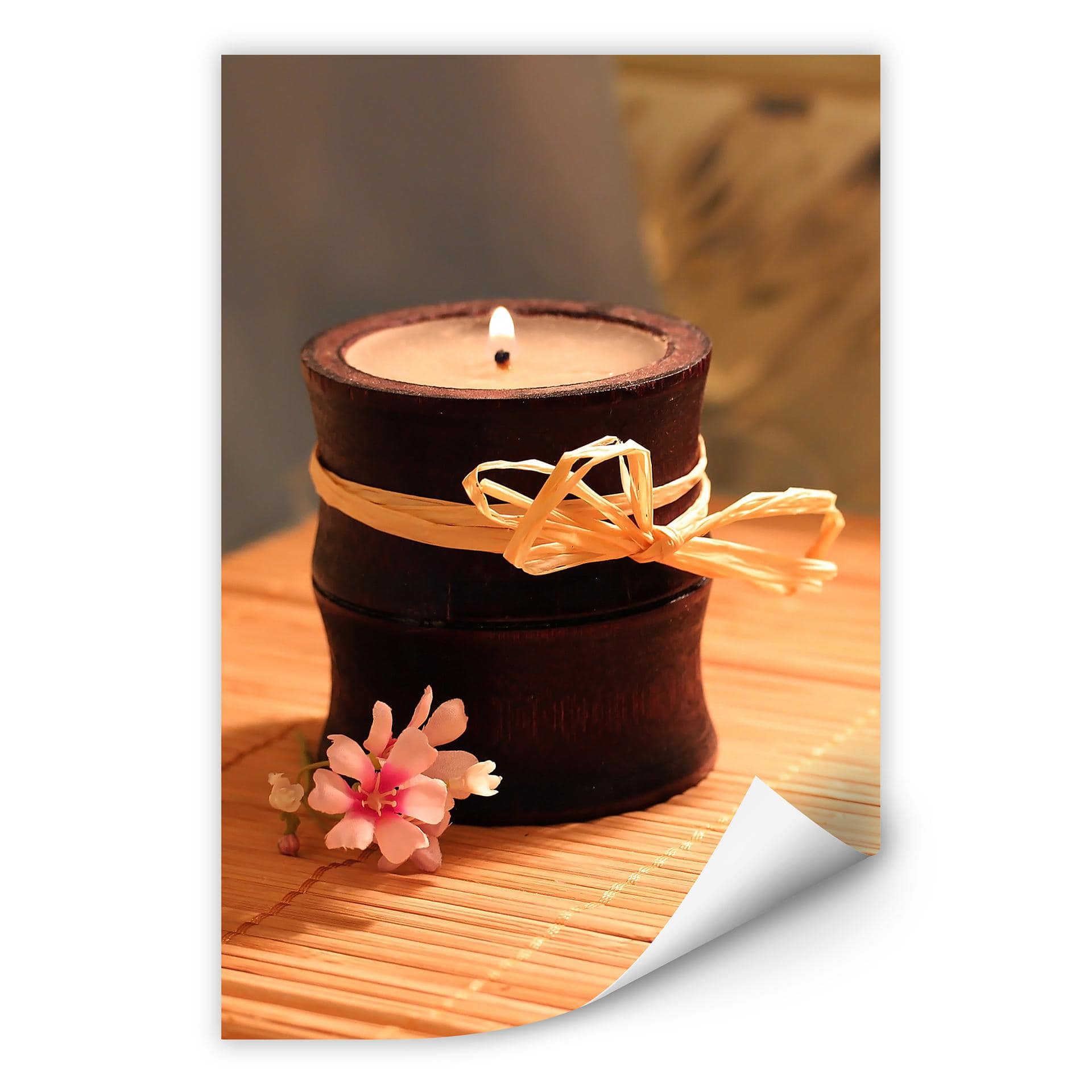 Wallprint Wellness Candle