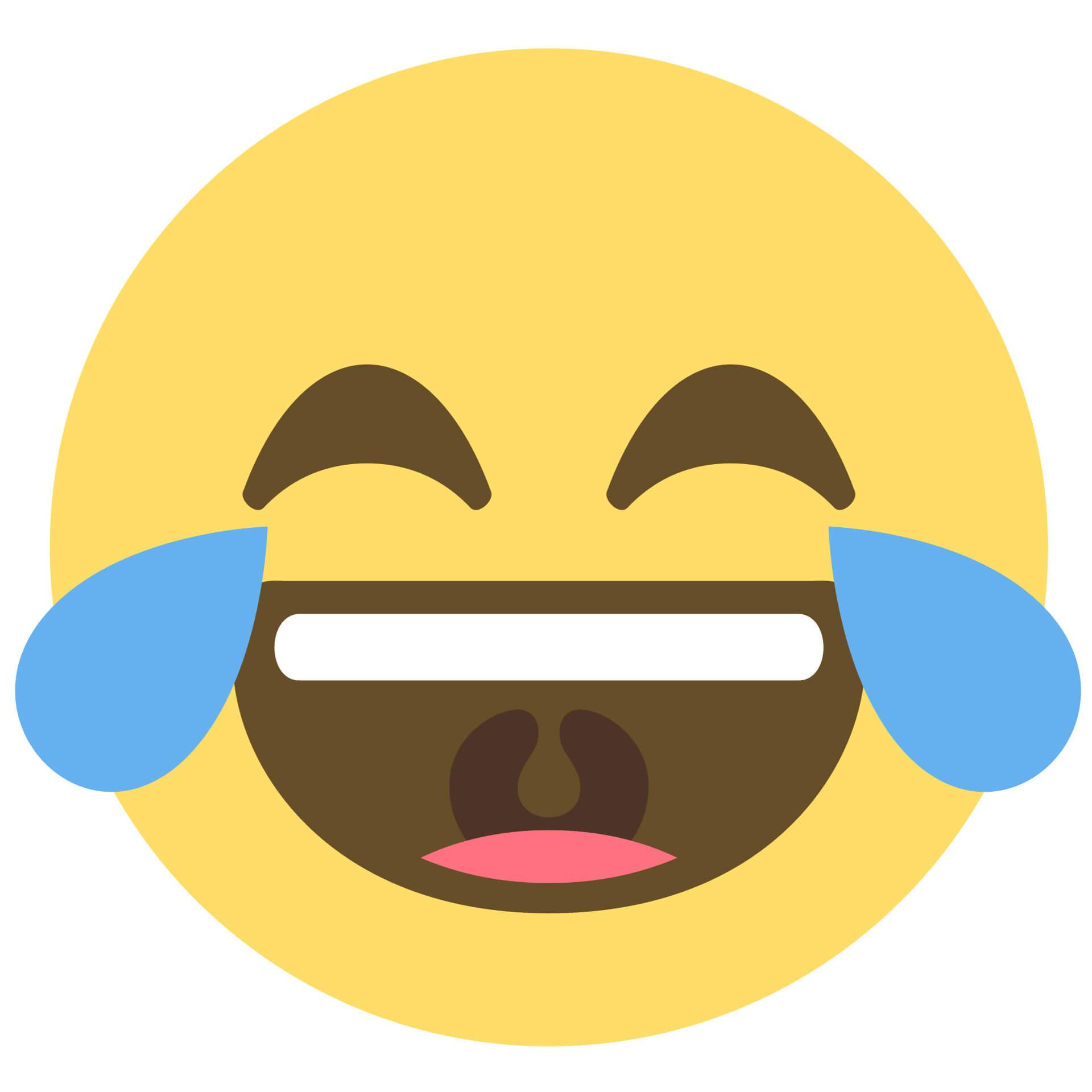 Wandtattoo Emoji Tears Of Joy