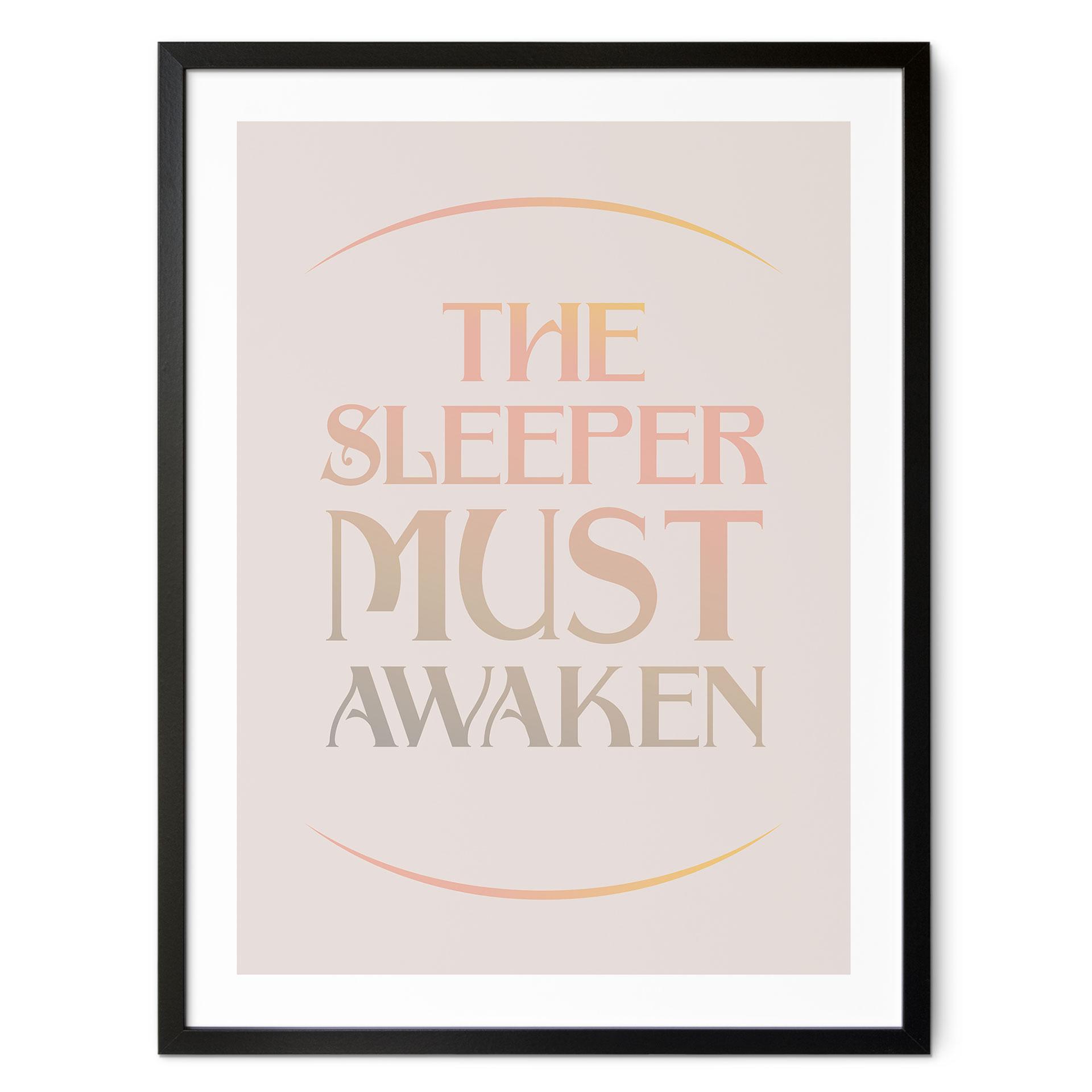 Plakat Filmcitat fra Dune - The Sleeper must awaken