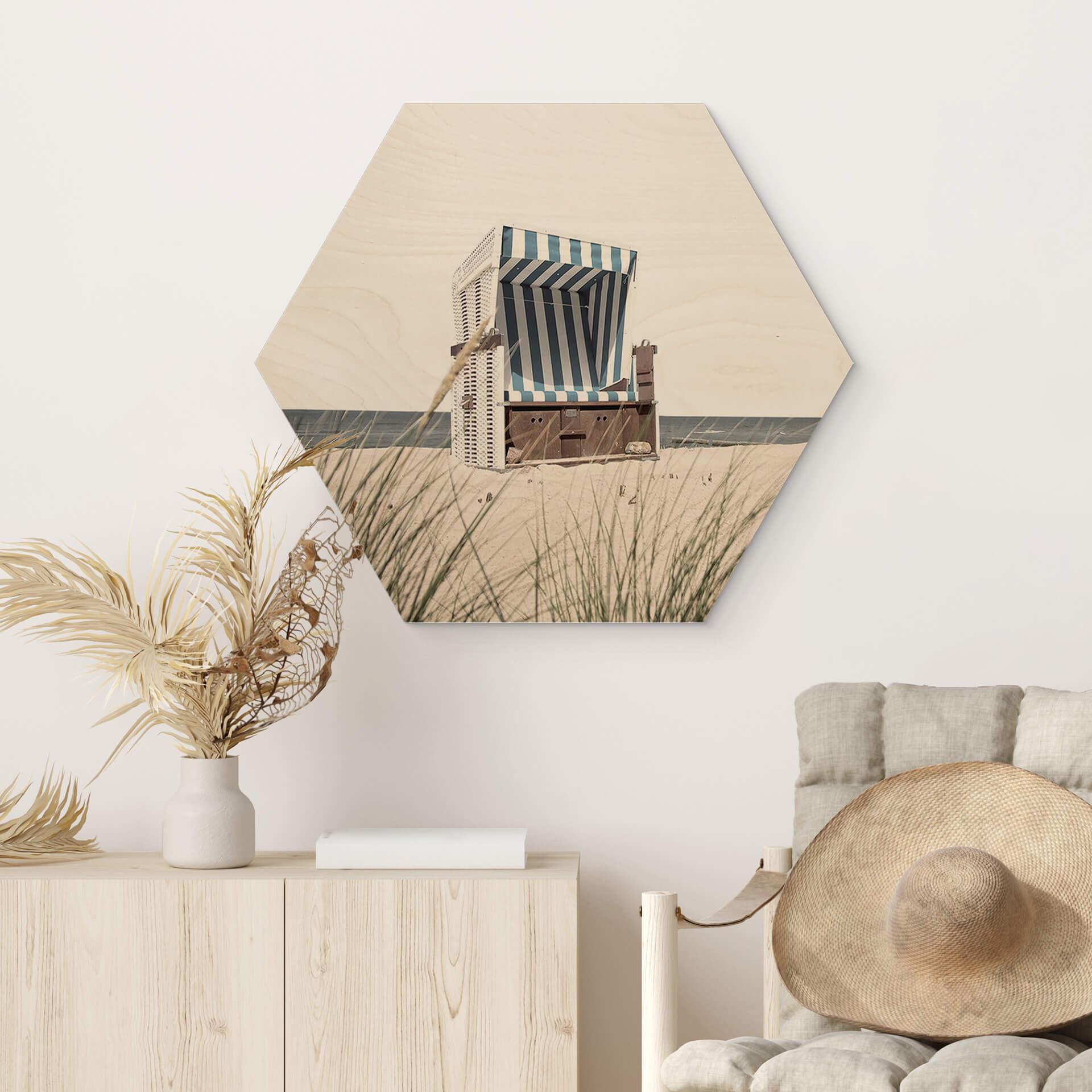 Hexagon Hout Eilandgeluk