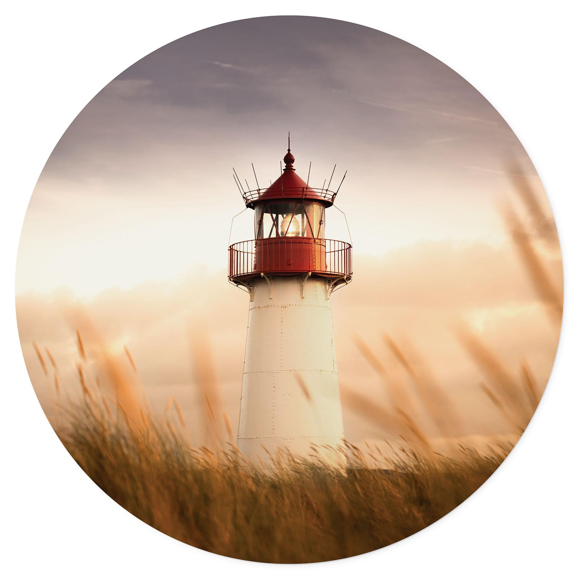 Vinilo decorativo faro en la costa de Sylt - Eisenmann - Redondo
