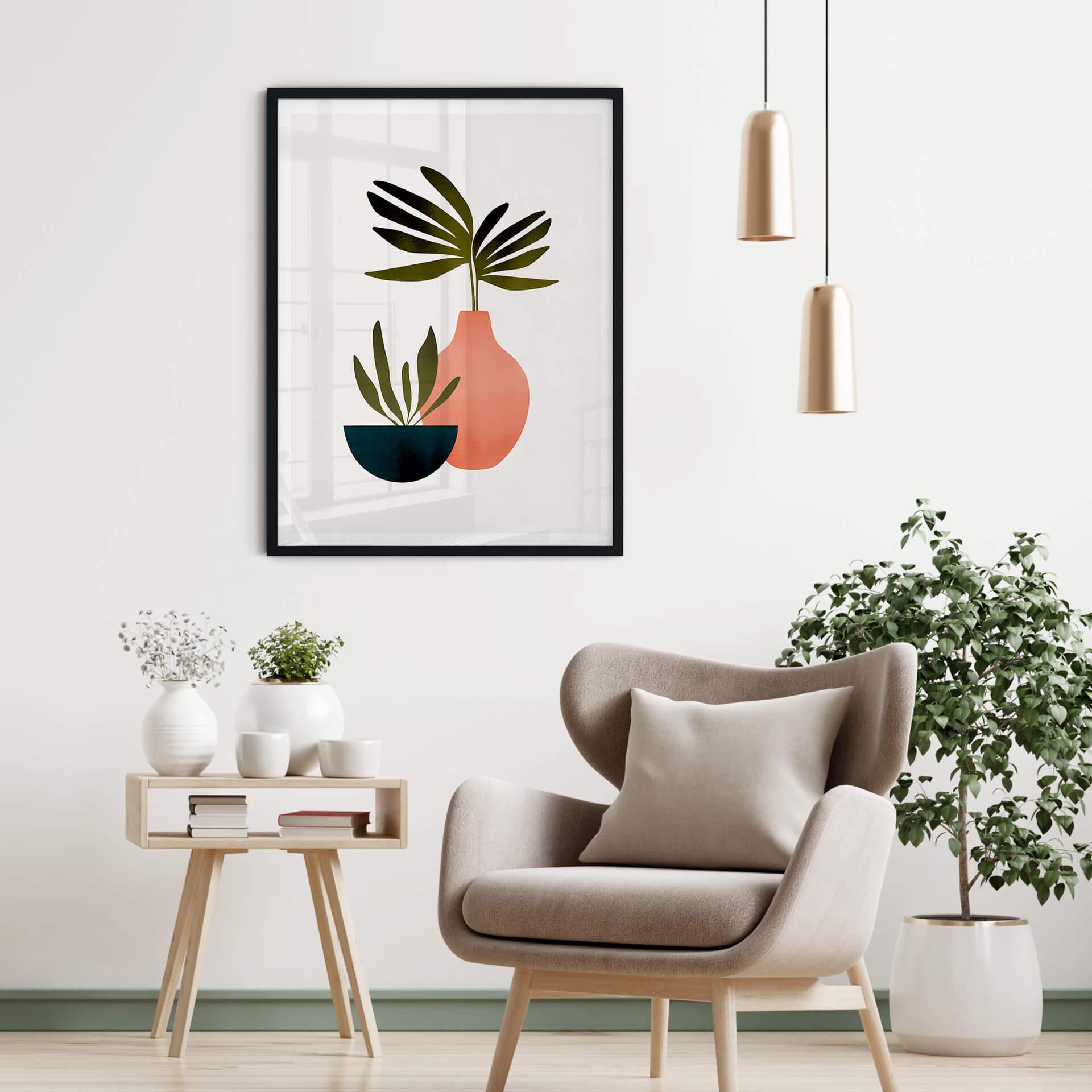Póster Kubistika - Naturaleza muerta escandinava
