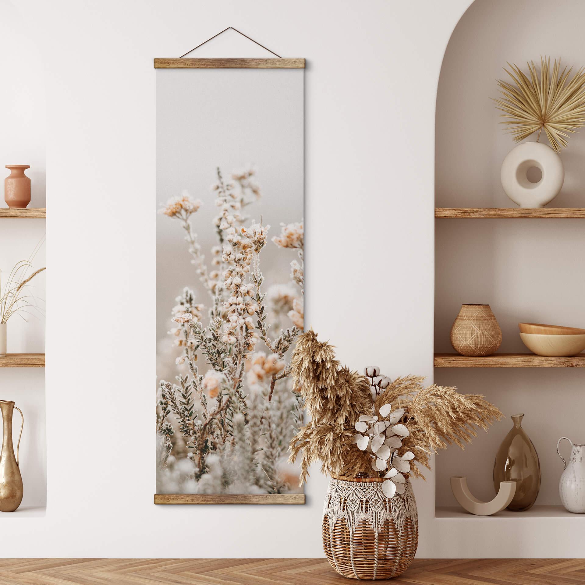Póster de tela Annie - Flores de hielo - Panorama