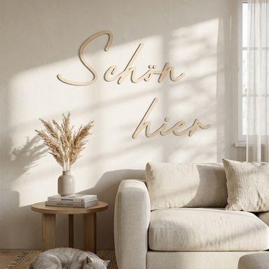 Holzdeko