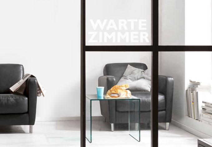 Raamstickers Letters naar Keus