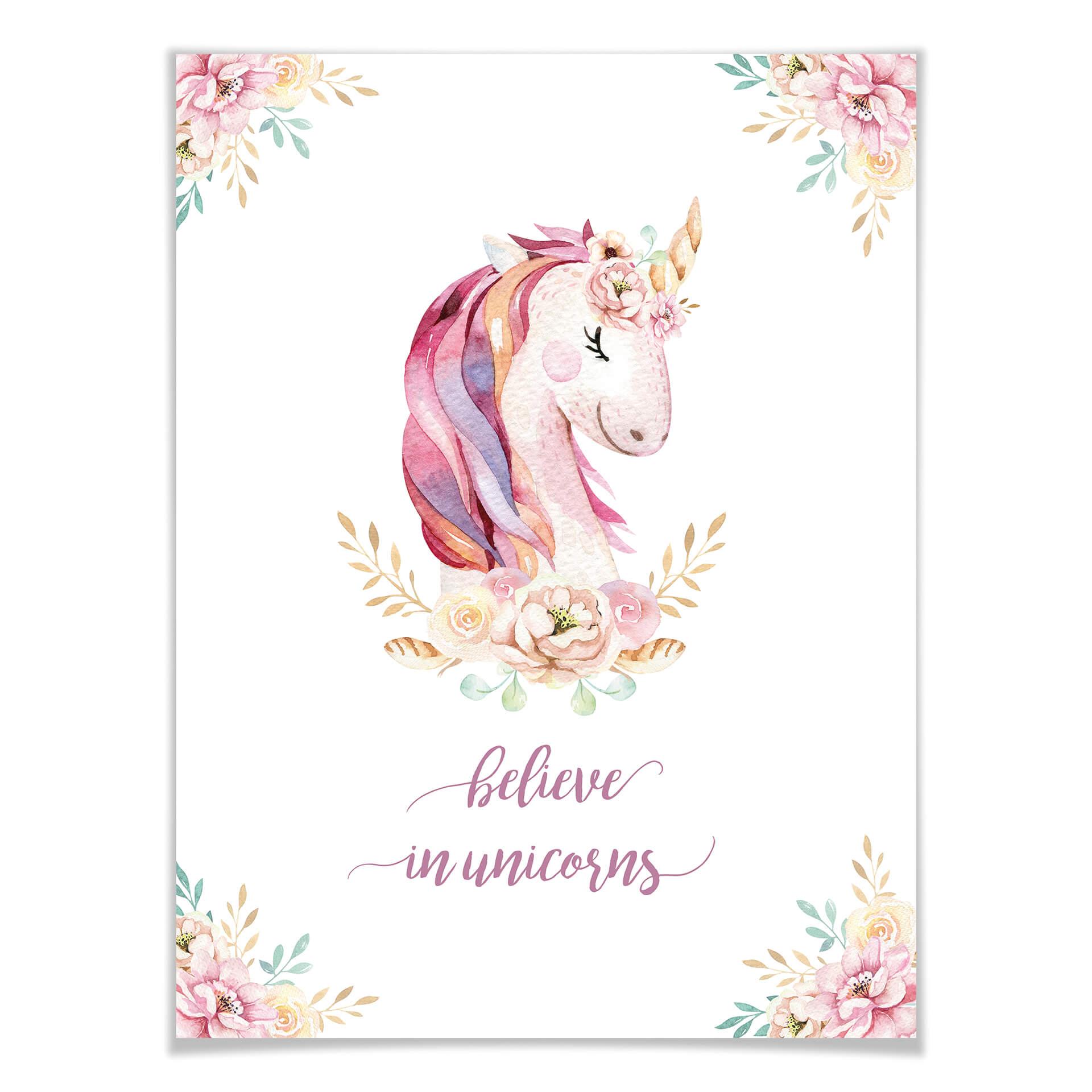 Poster Kvilis - Believe in Unicorns