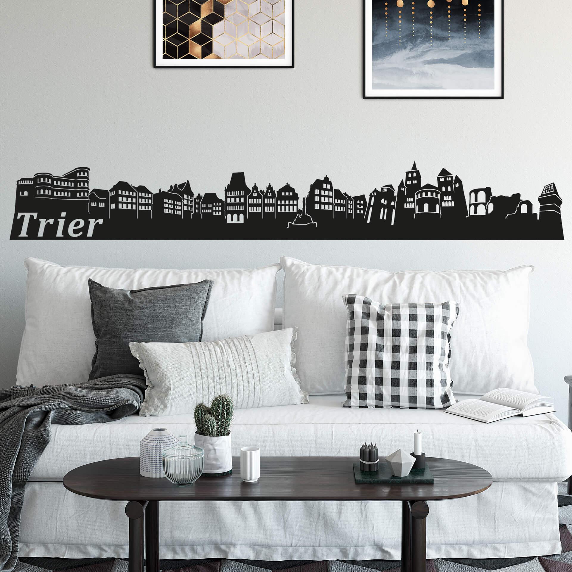 Muursticker Trier Skyline