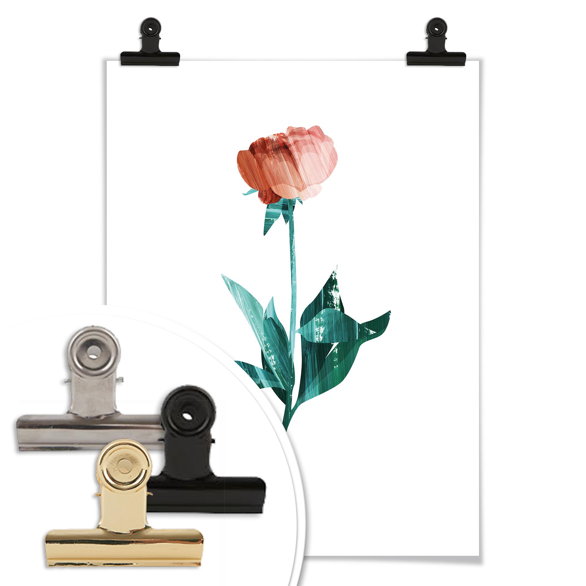Poster Goed Blauw - de Roos