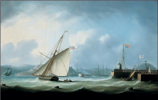 Plakat Leith Harbour kunsttryk, Navi (30 x 24 cm)