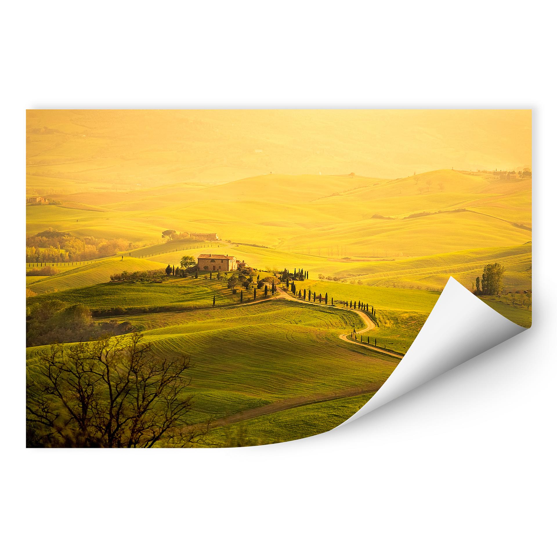 Zelfklevende Poster - Toscane