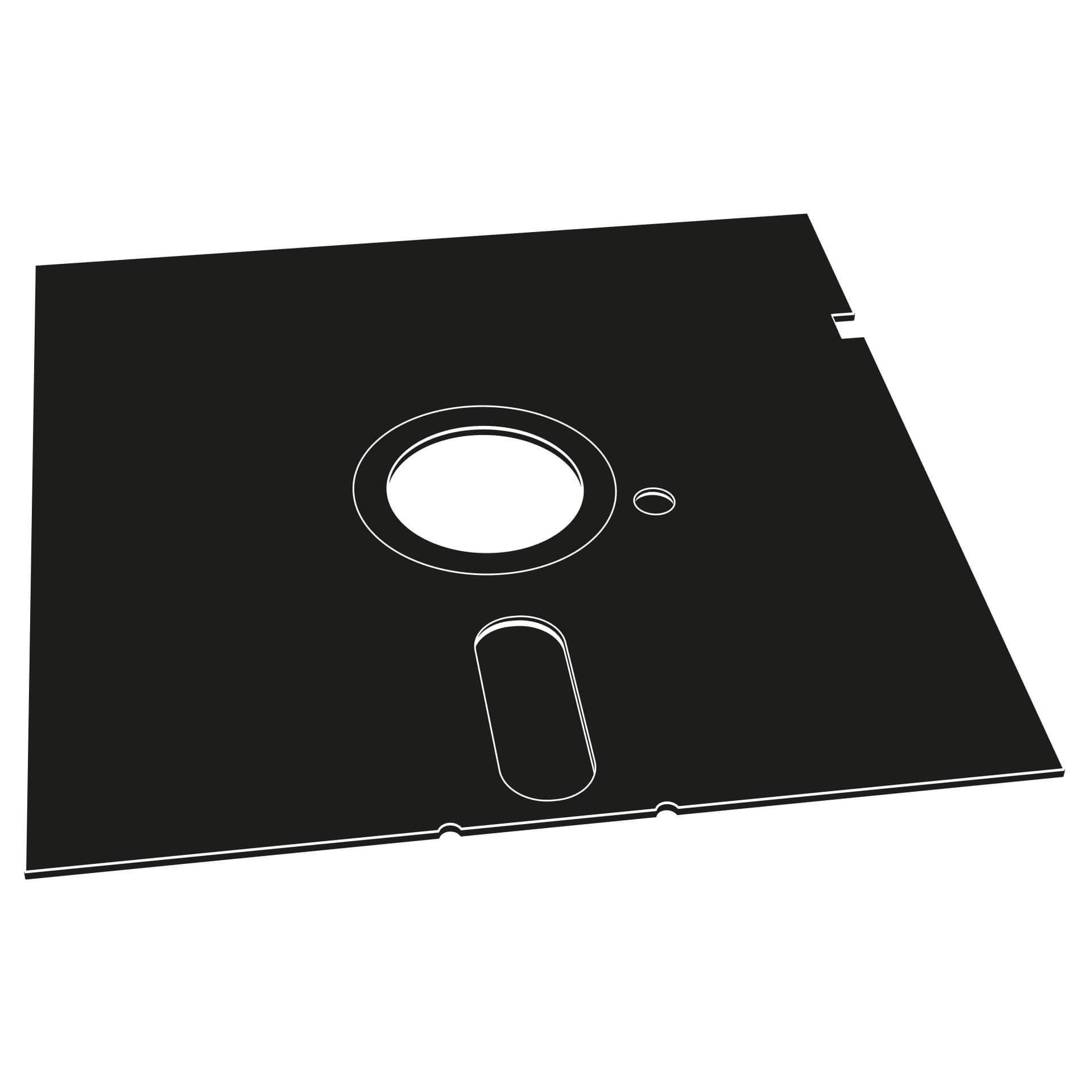 Wandtattoo Floppy Disk