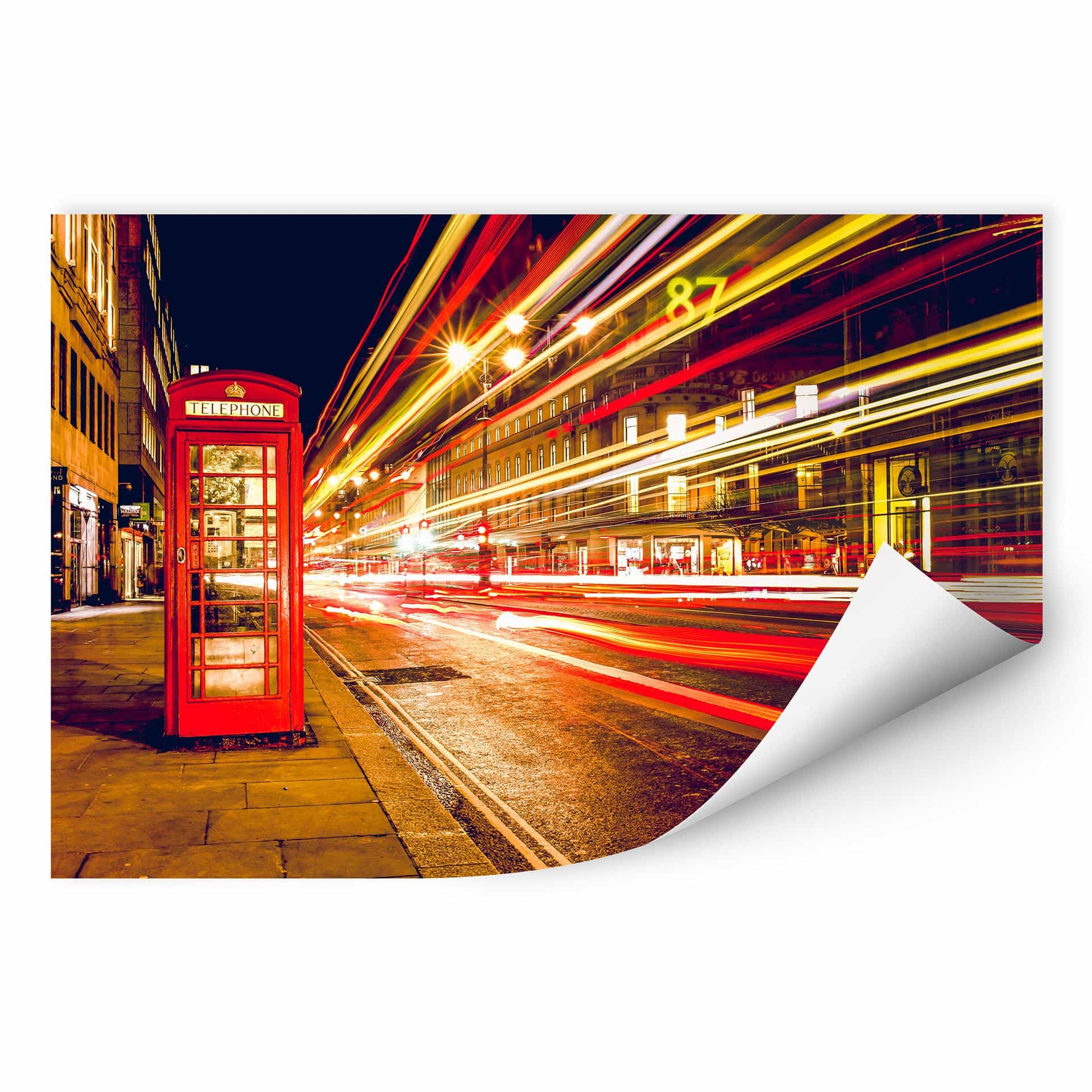 Muurprints London City Lights