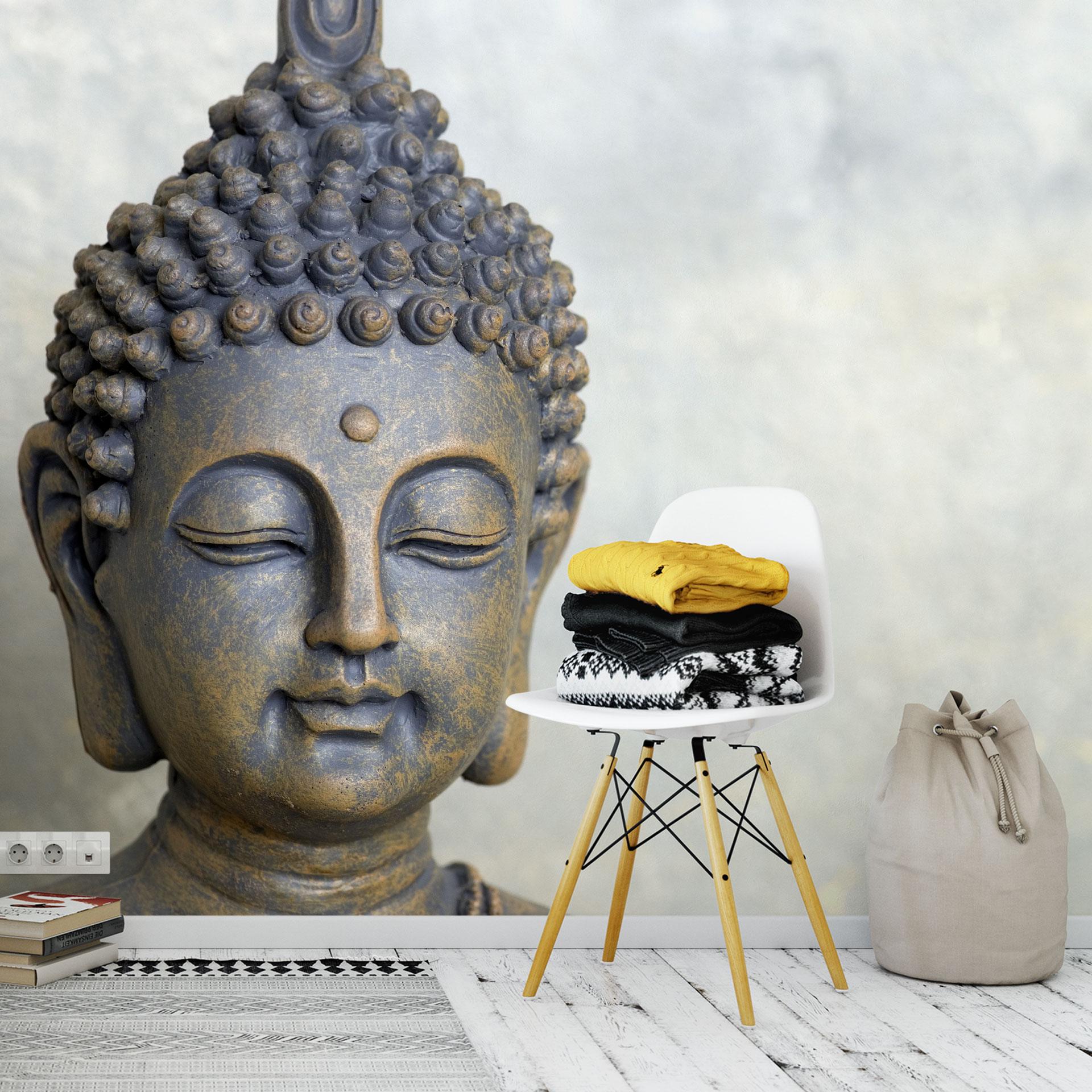 Fototapet Buddha Face - 384x260 cm