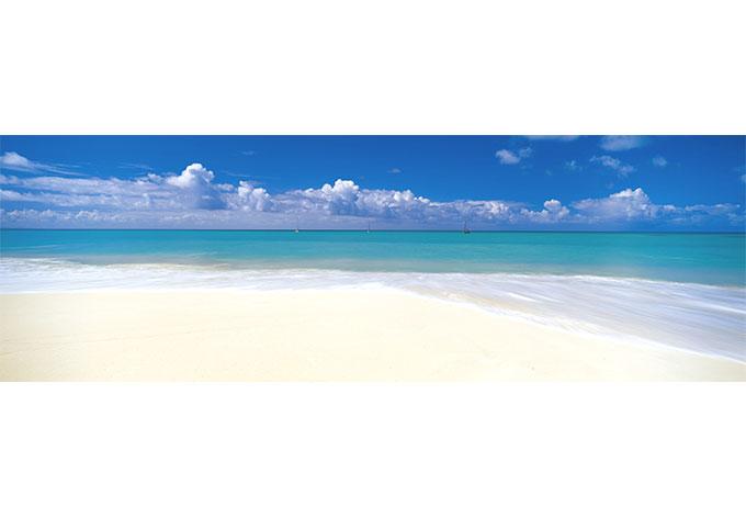 Fotobehang Verlaten Strand
