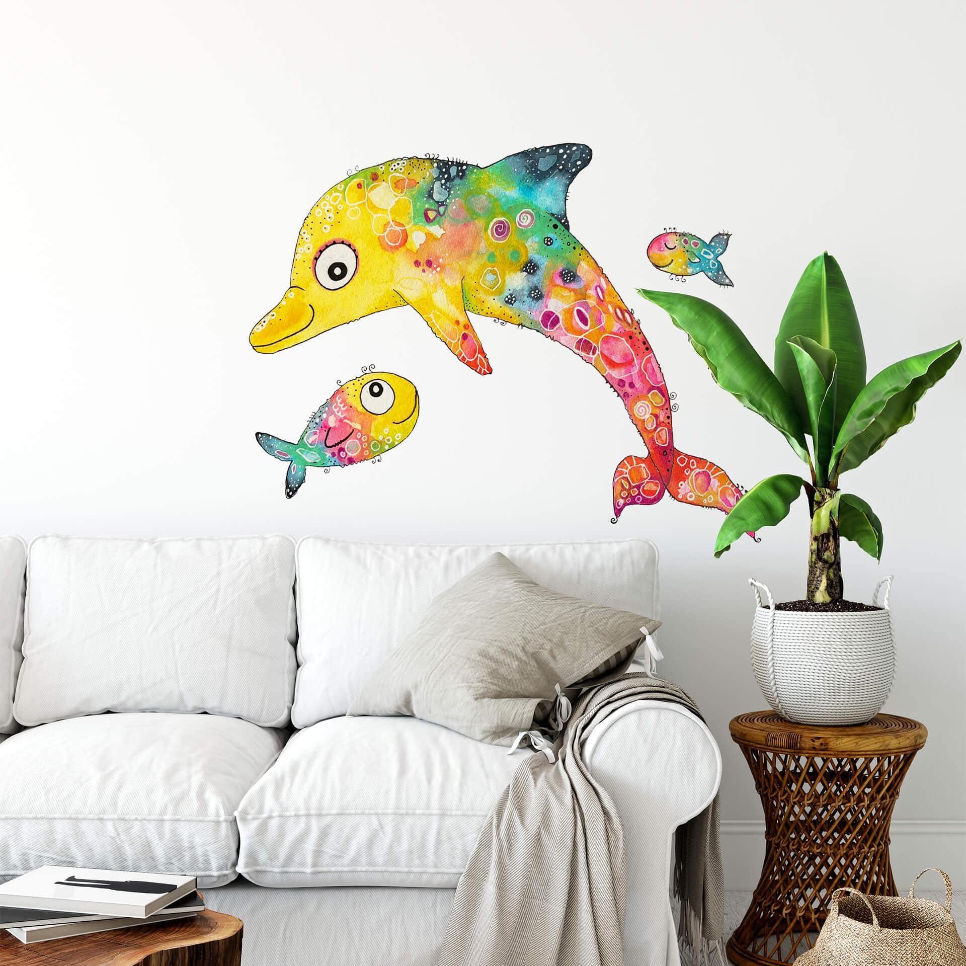 Adesivo murale Hagenmeyer - Delfino