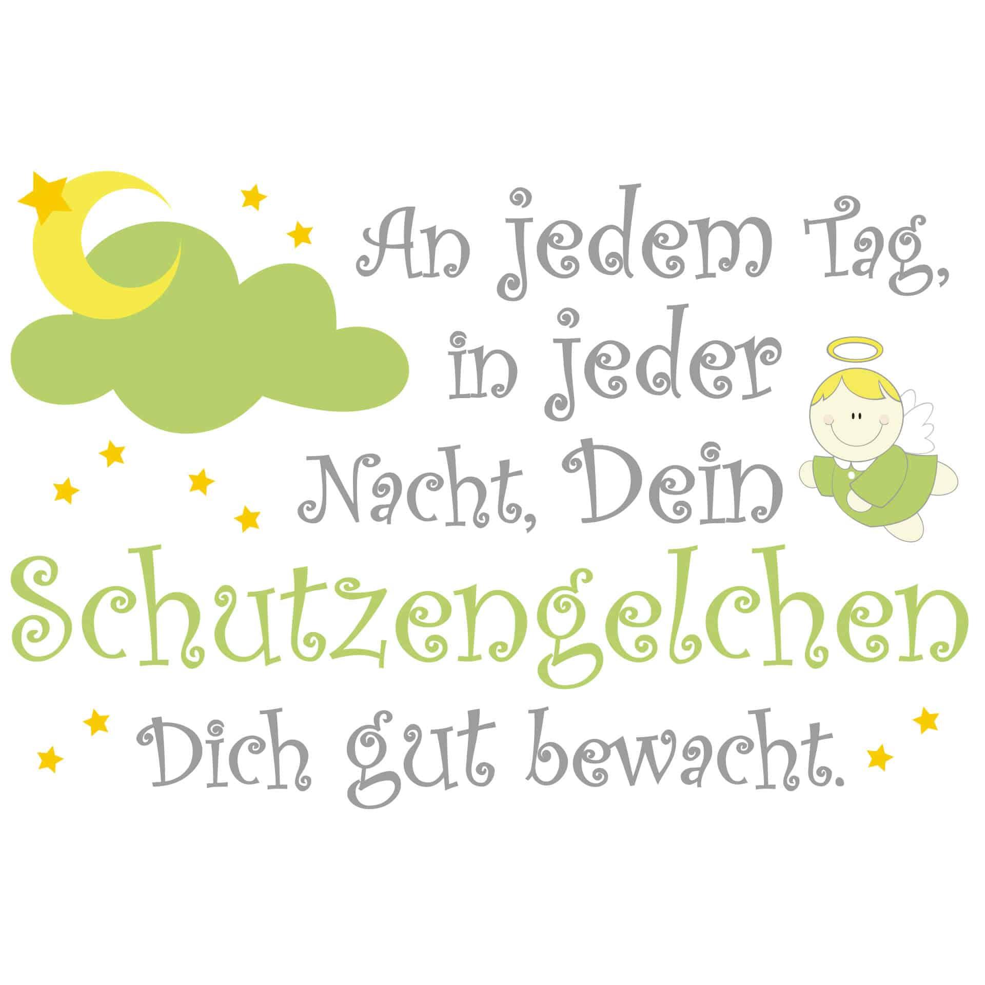 Wandtattoo An jedem Tag in jeder Nacht
