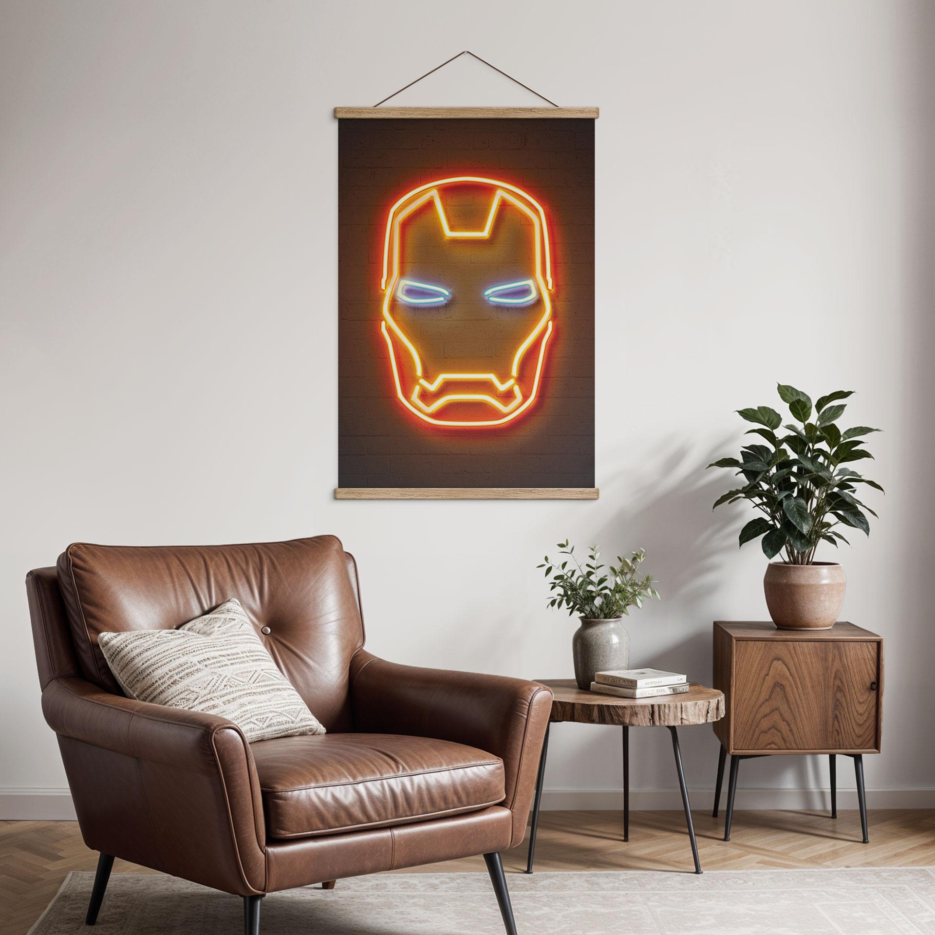 Tekstil plakat af Iron Man - Mielu