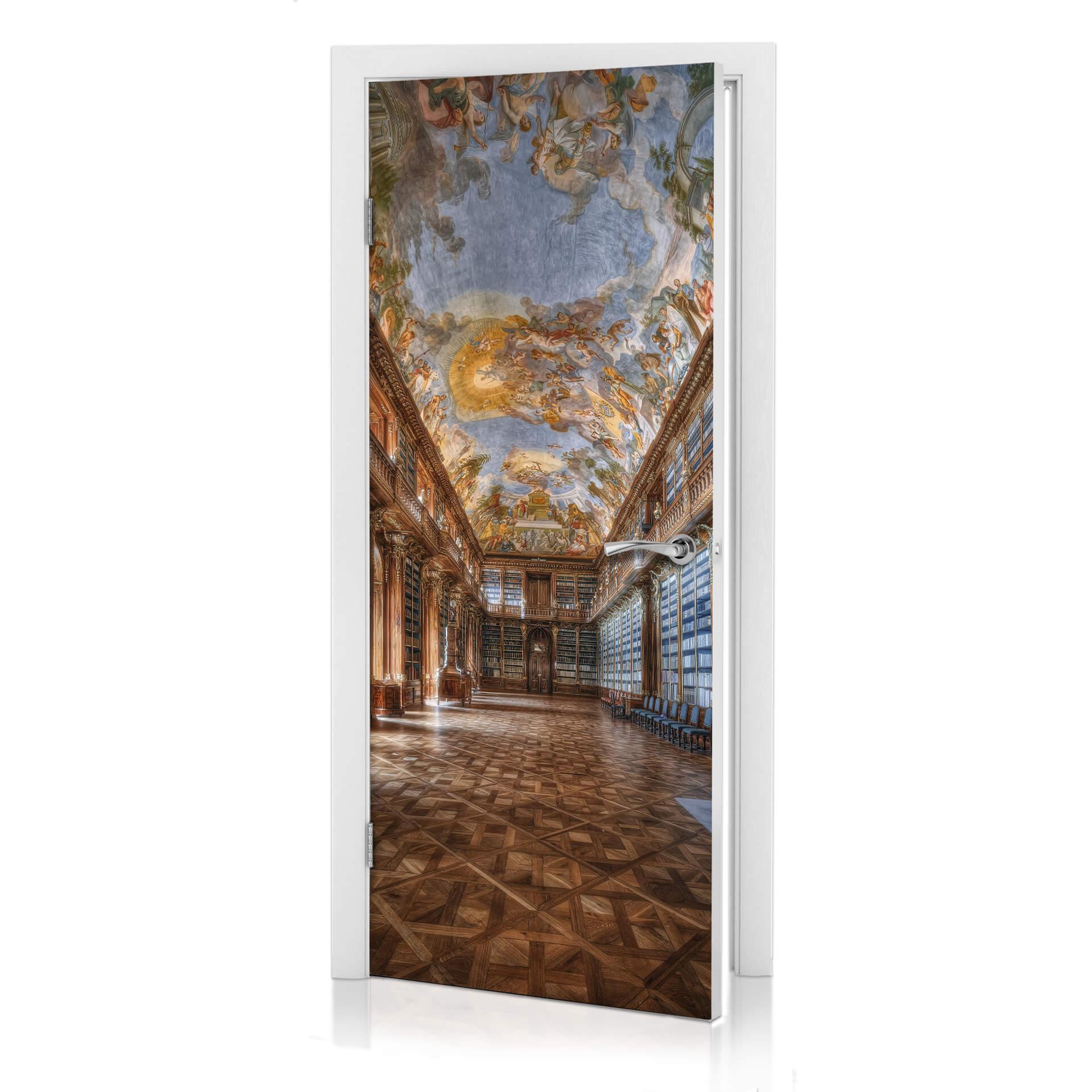 Sticker pour porte Aurednik - Le cloître
