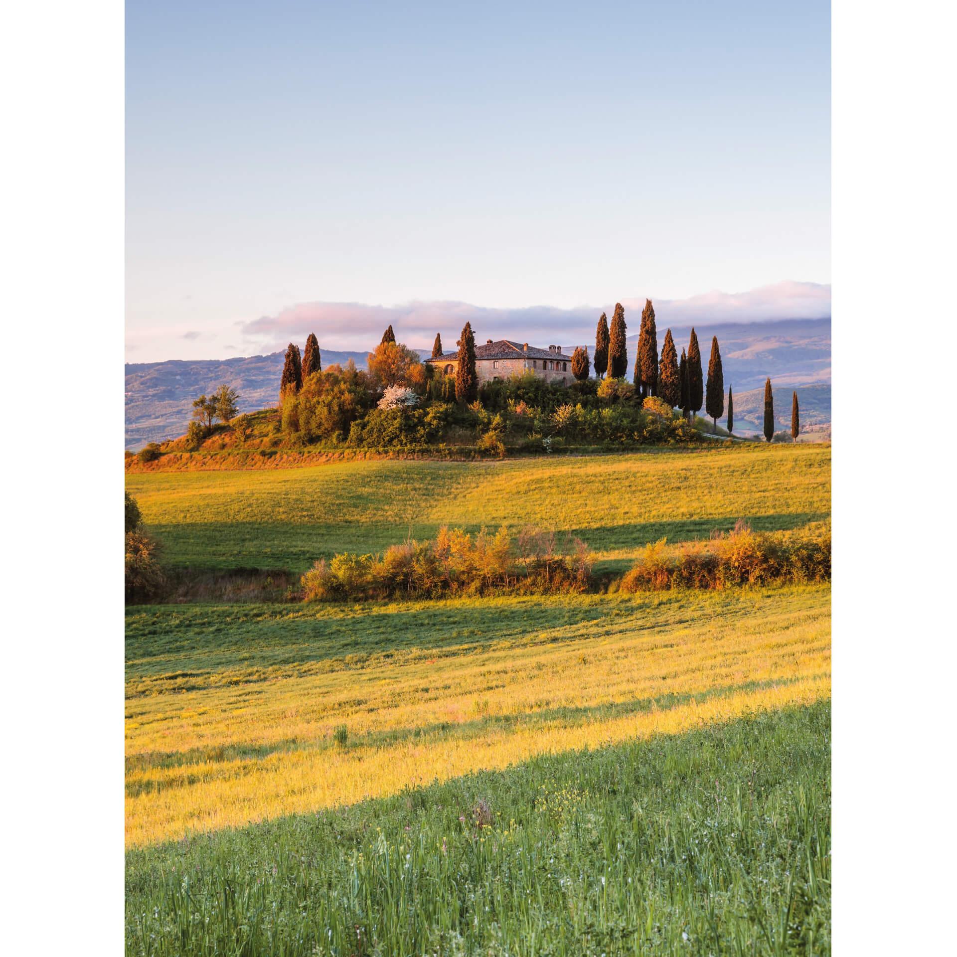 Fotobehang Colombo - Zonsondergang in Toscane