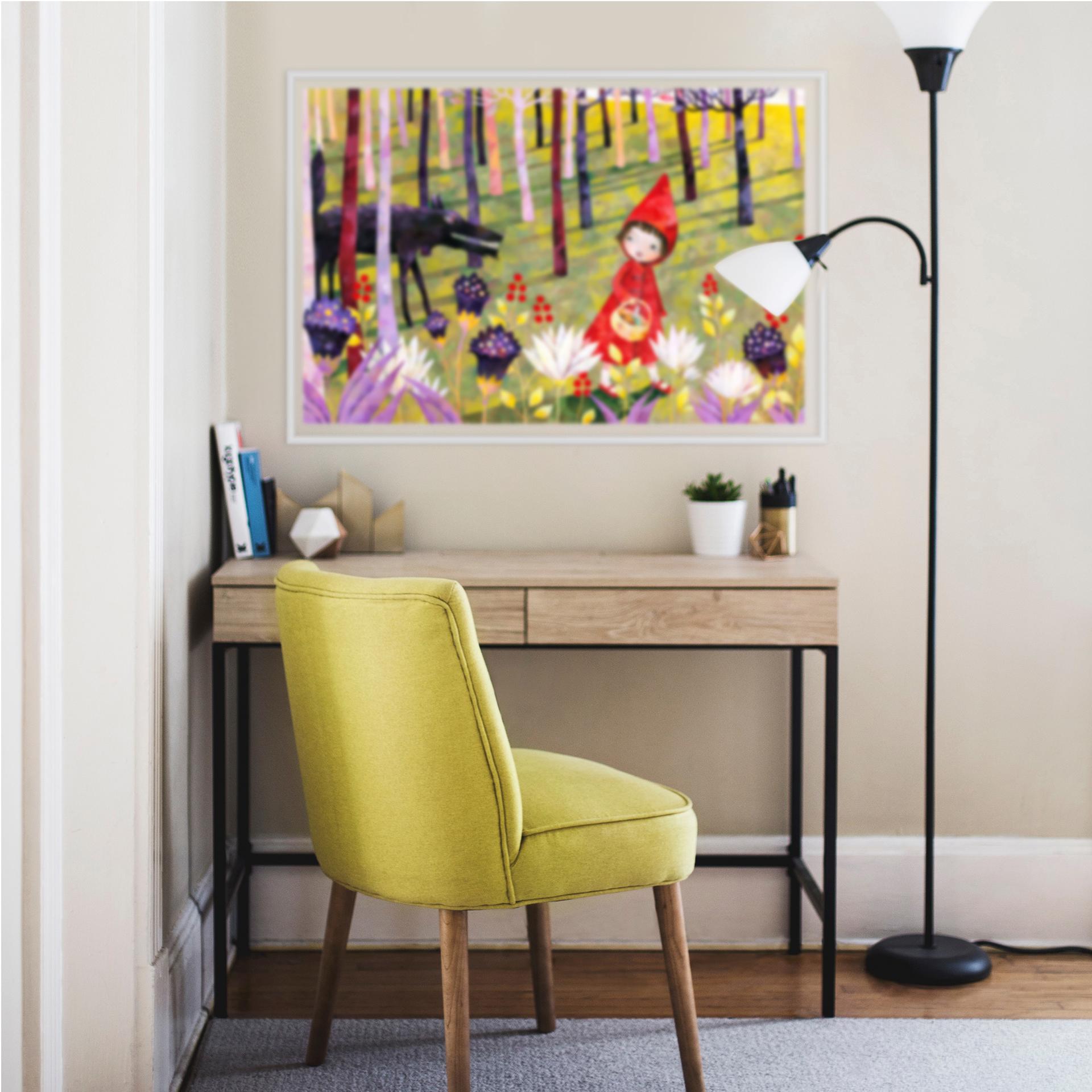 Wallprint Blanz - Rotkäppchen