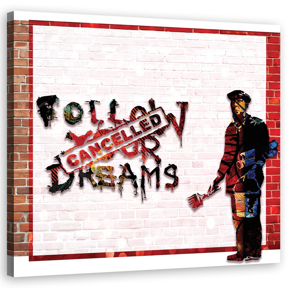 Canvasbillede, Banksy street art