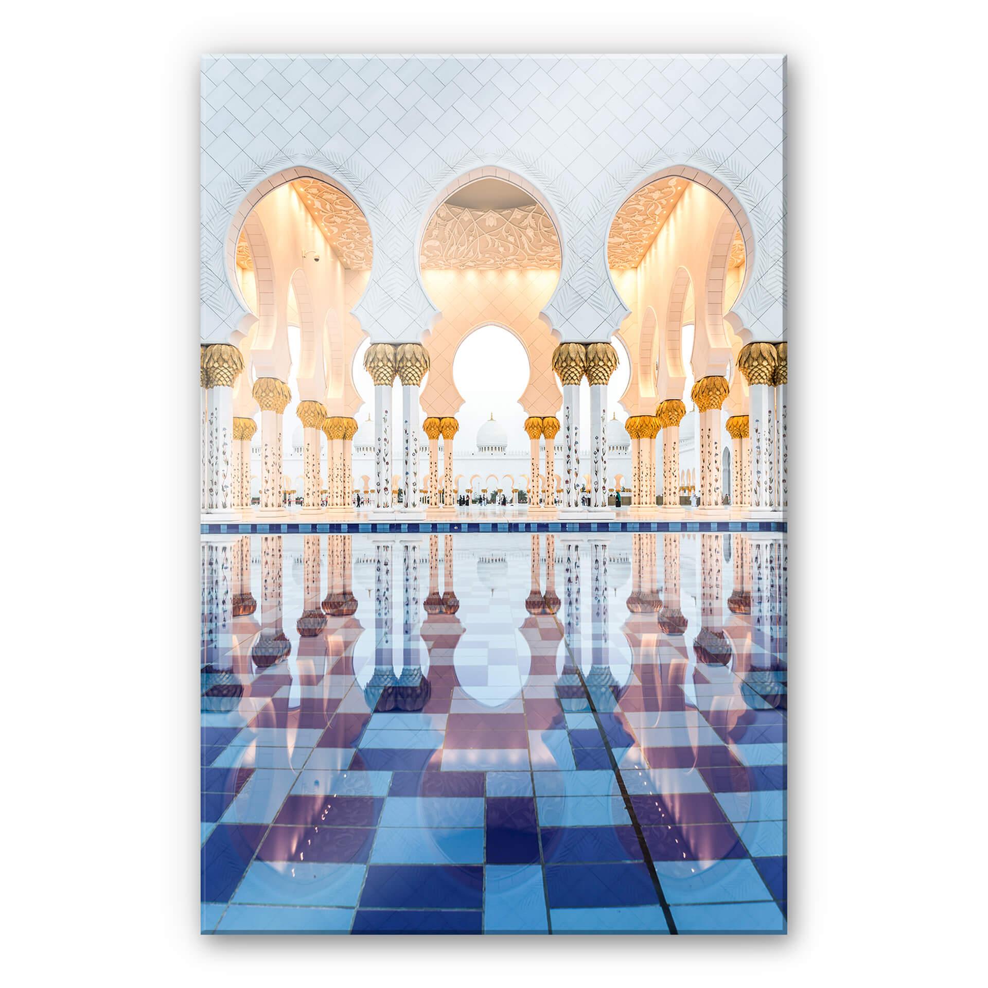 Akrylbillede Colombo - Sheikh Zayed-moskéen i Abu Dhabi
