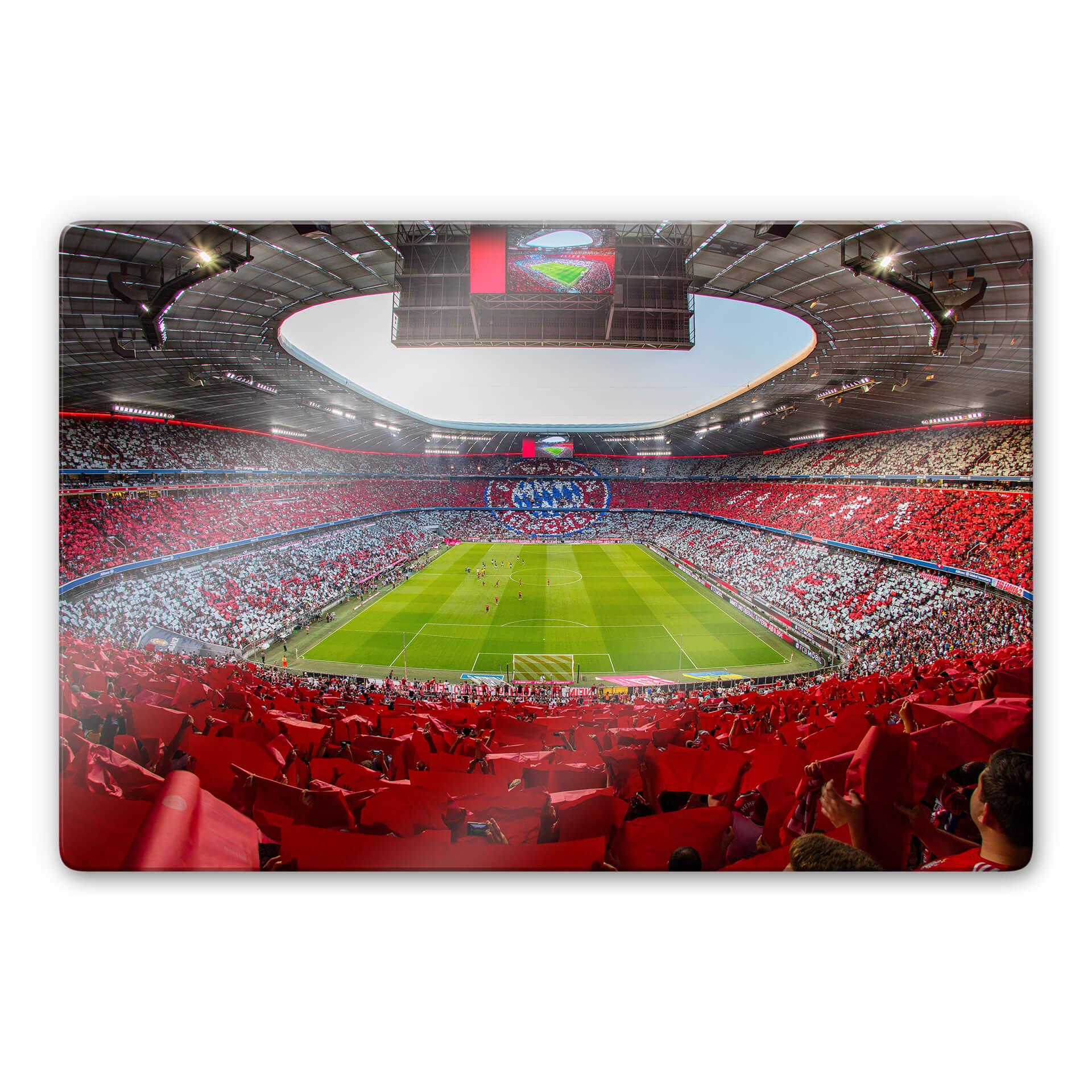 Glasbillede - FCB Stadion Red White