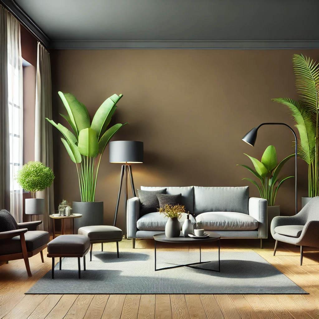 Pintura interior marrón mate I Trufa Sabrosa | crear un ambiente acogedor y tranquilo en la habitaci