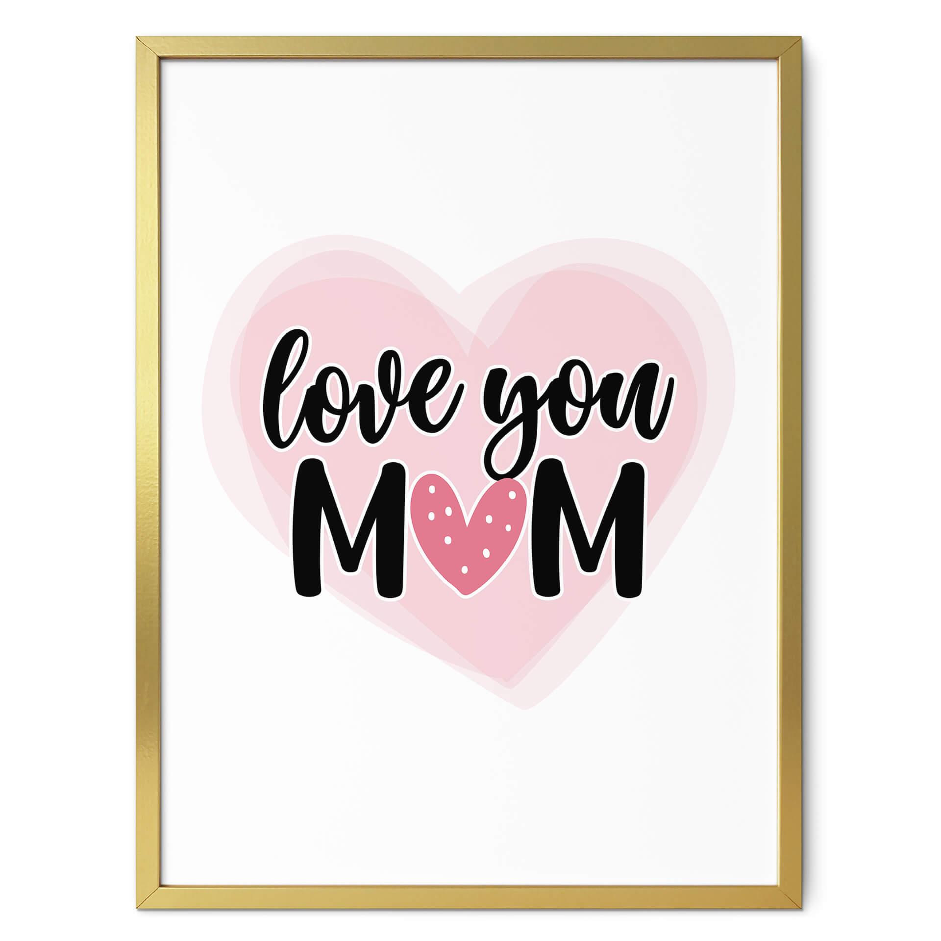 Póster Te quiero mamá