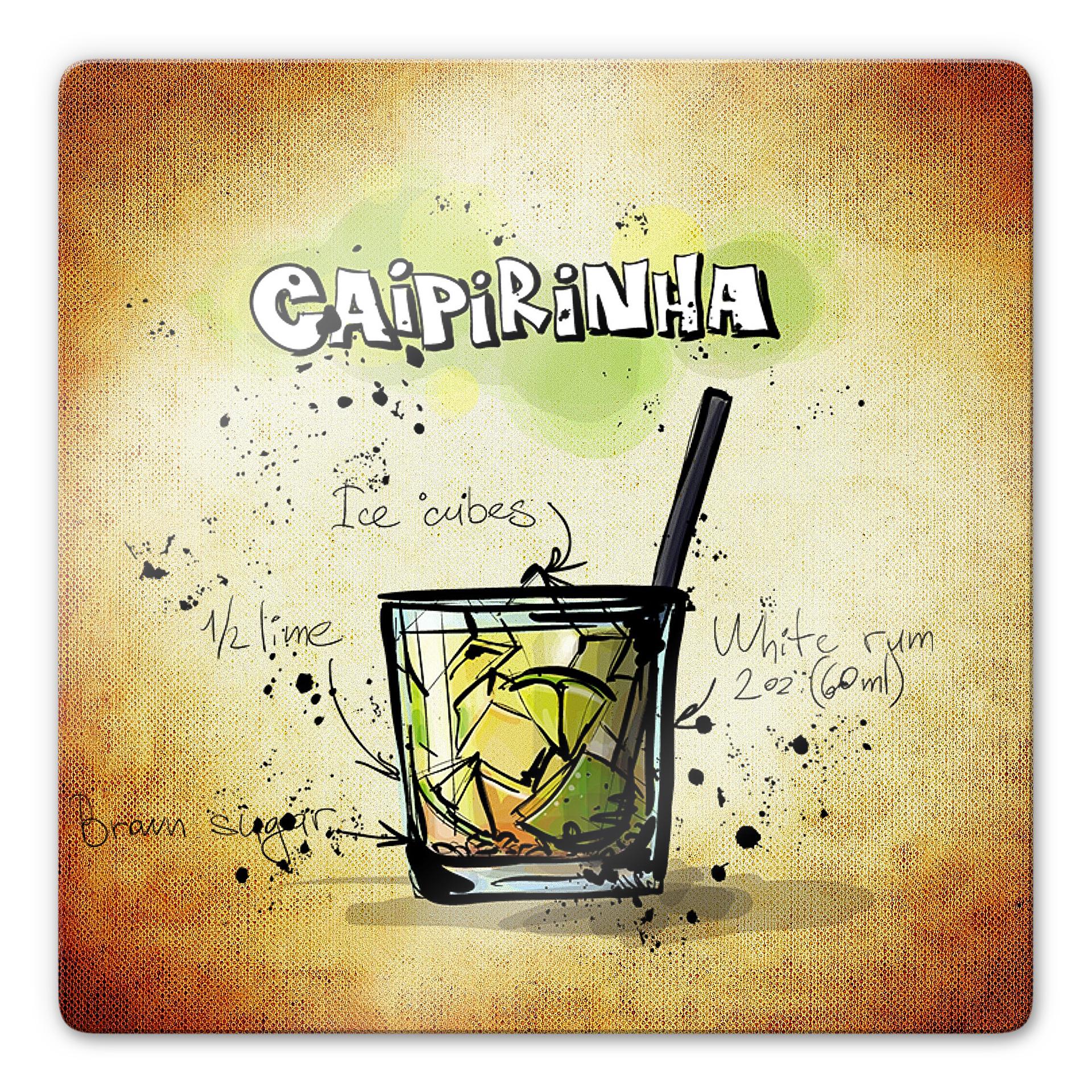Tableau en verre - Caipirinha - Recette