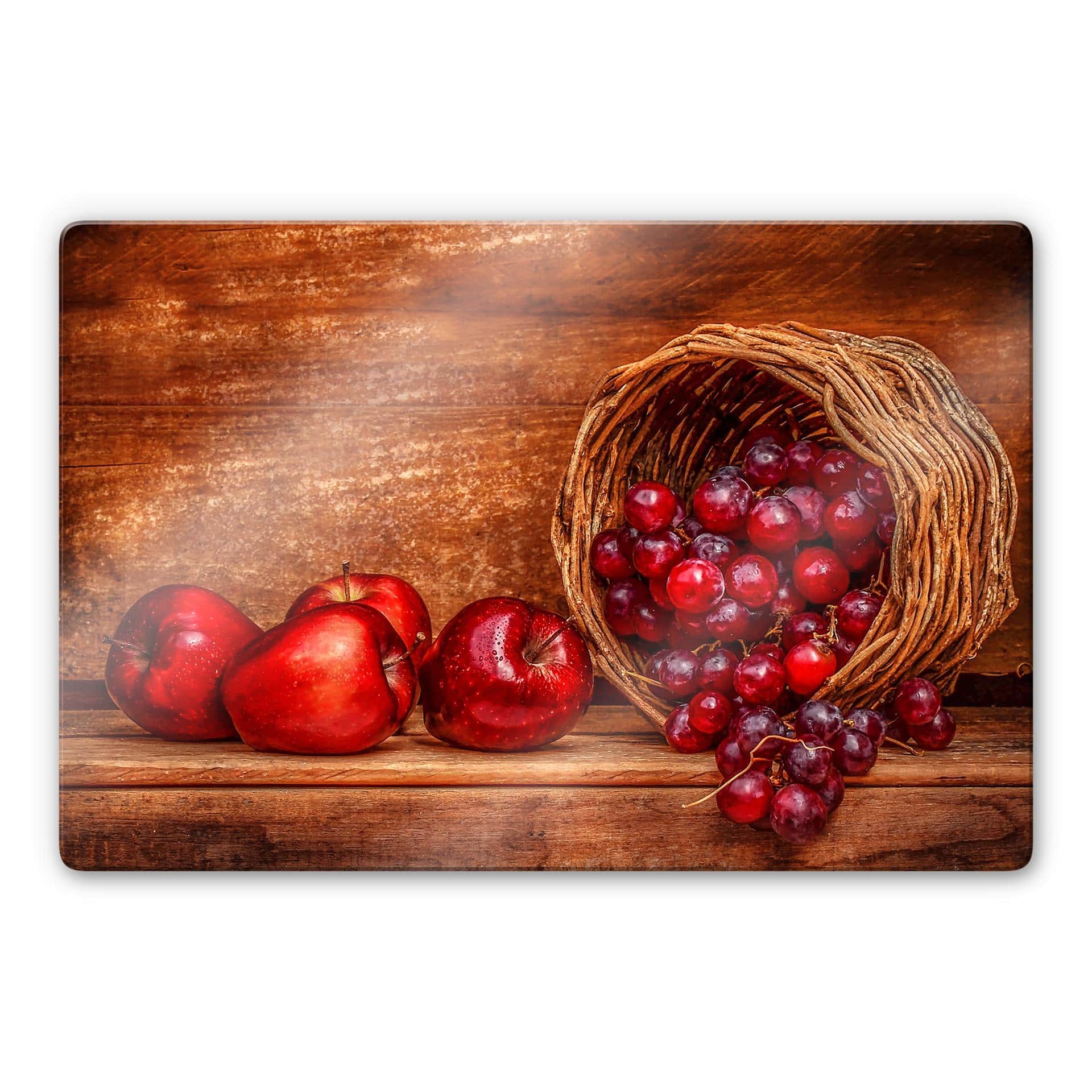 Tableau sur verre Perfoncio - Fruits rouges