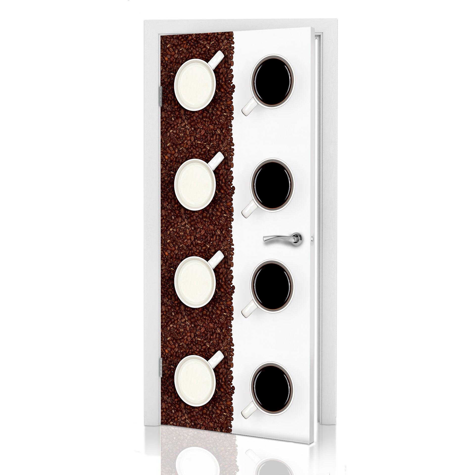 Lavsen puerta de diseño - Blanco Espresso 91x200 cm