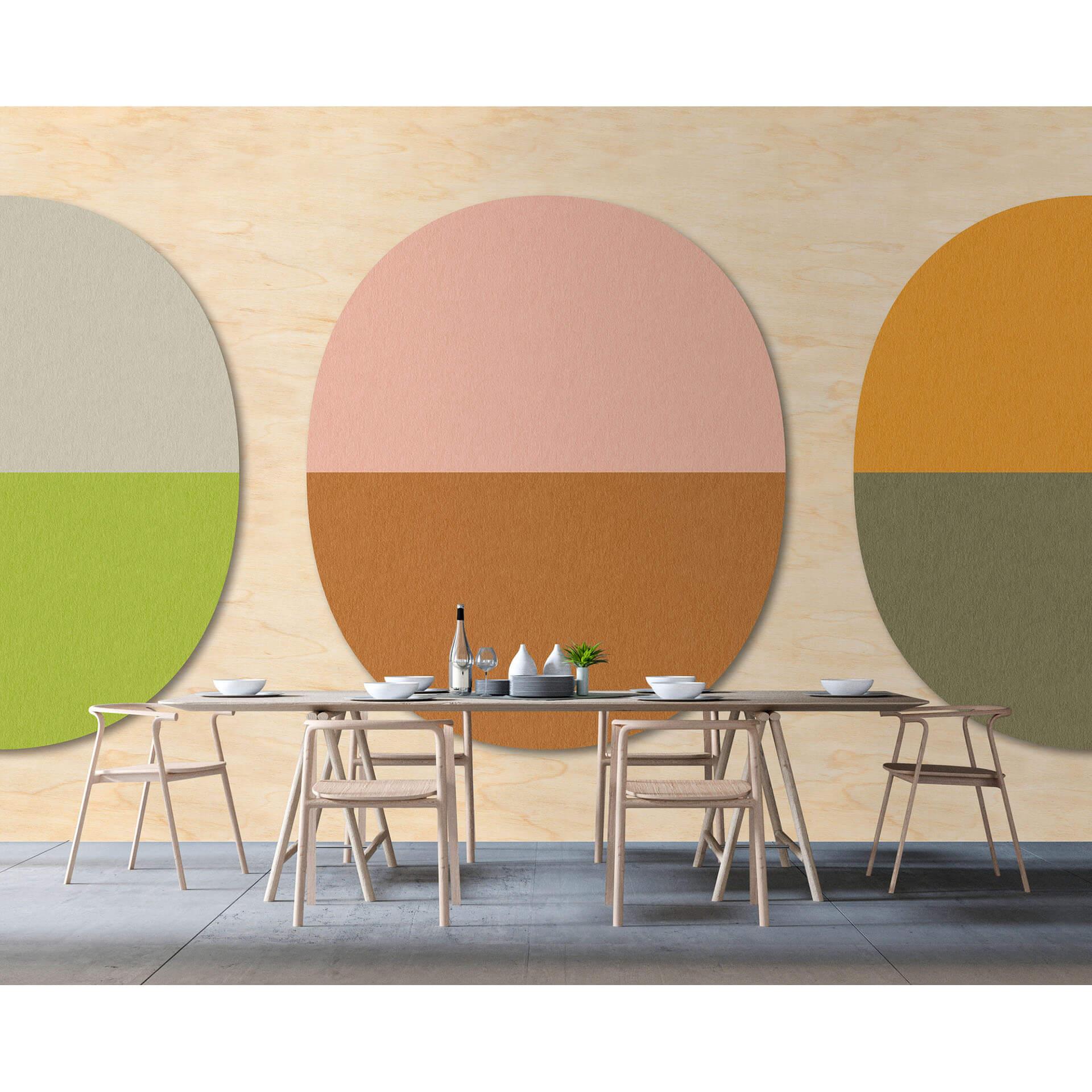 Livingwalls Fototapet Walls by Patel 2 split ovals 1
