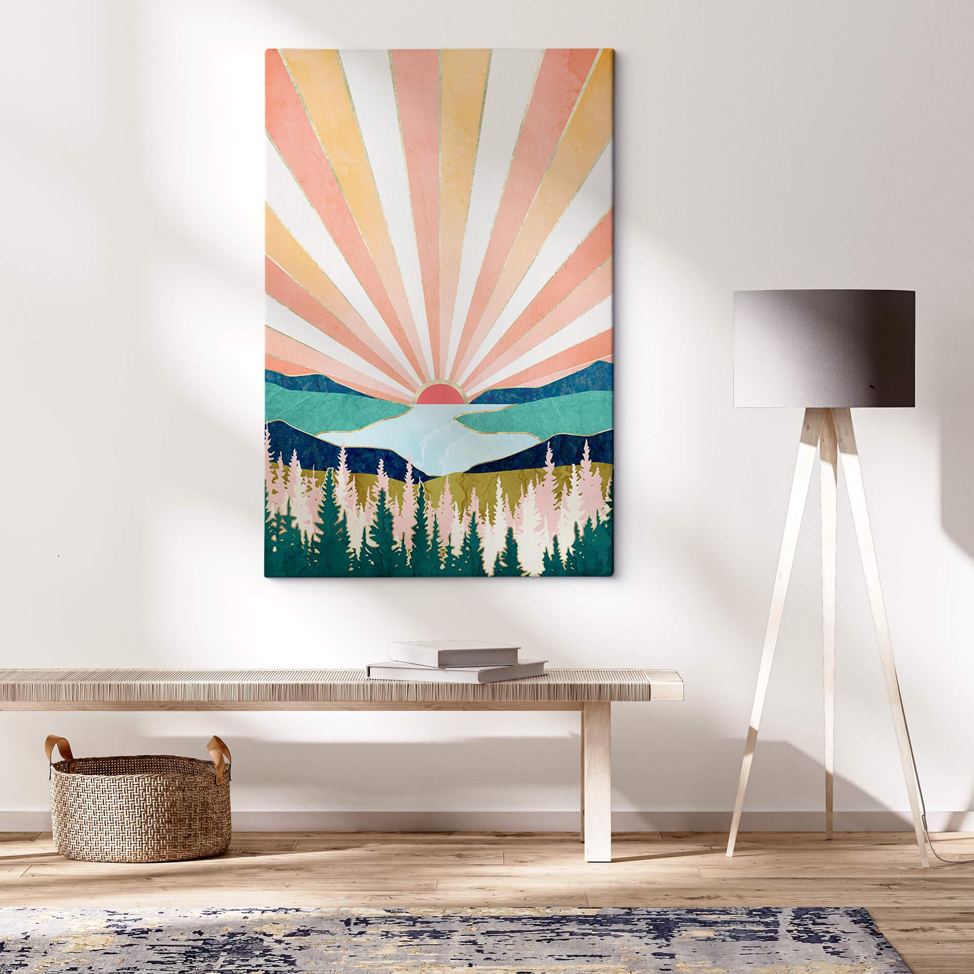 Canvas SpaceFrog Designs - Retro Zomer