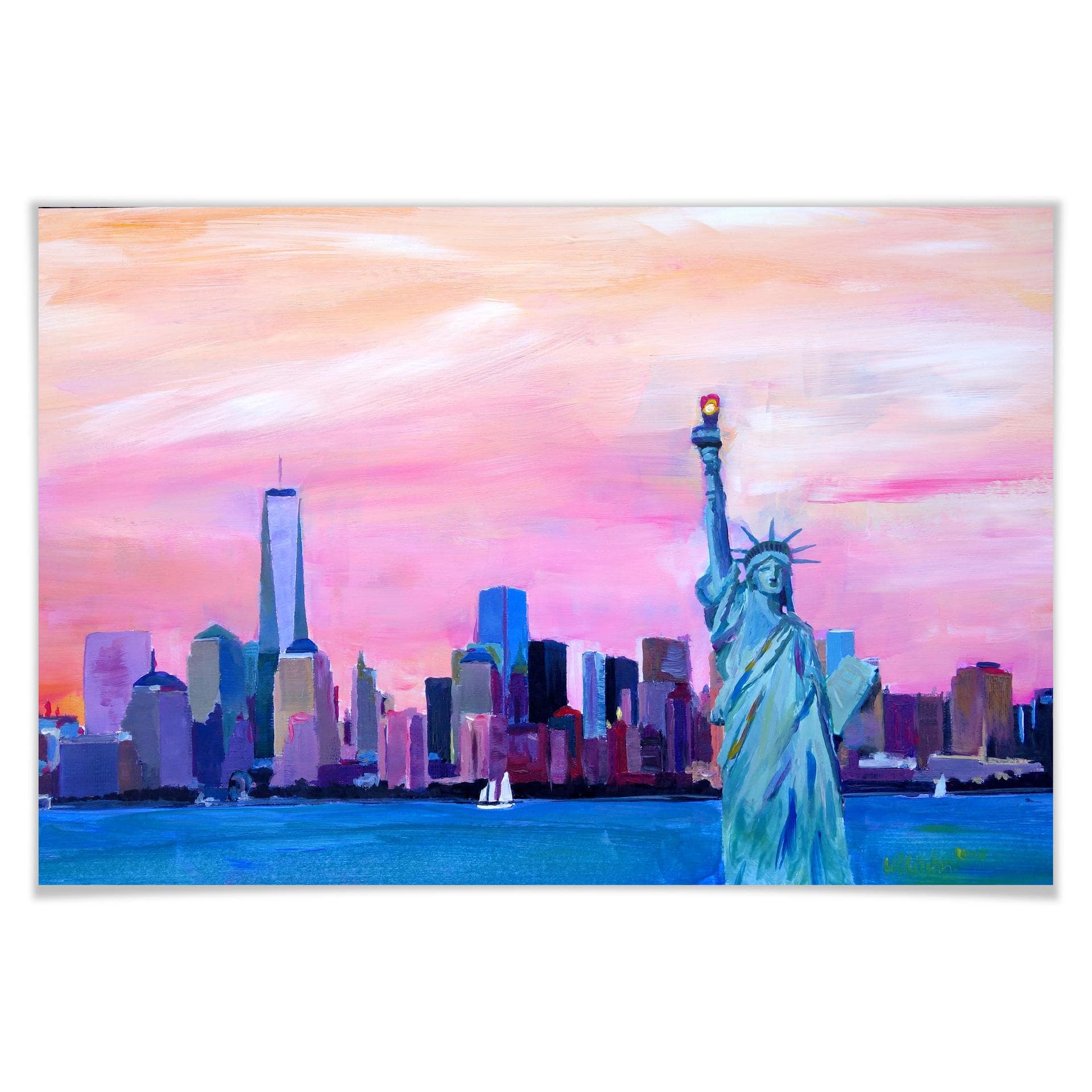Poster - Bleichner - Manhattan Skyline