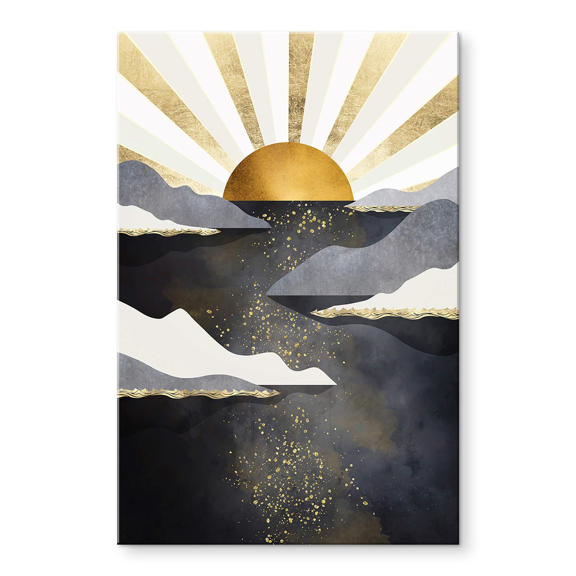 Akrylbillede SpaceFrog Designs - Golden Dawn