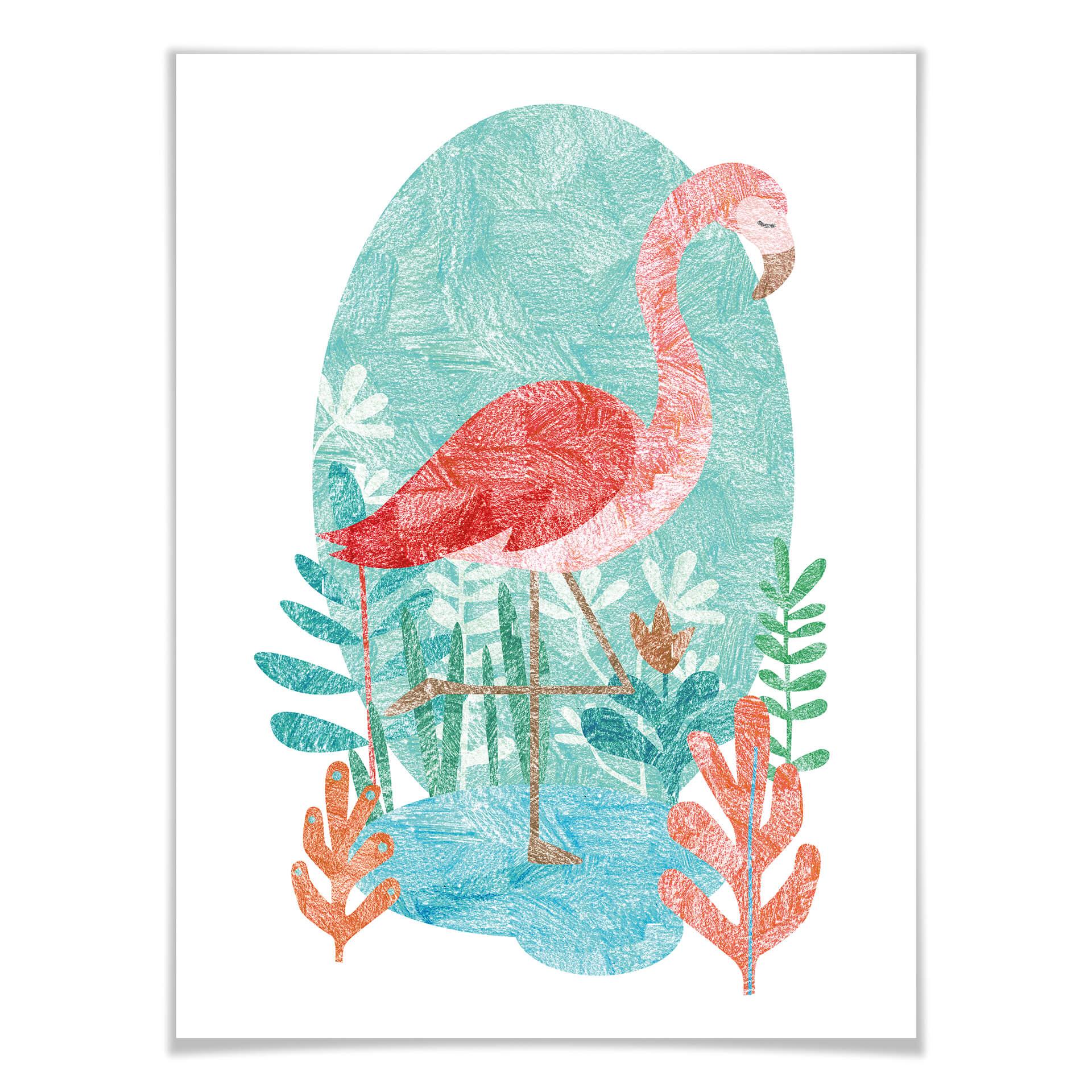 Póster Goed Blauw - El flamenco