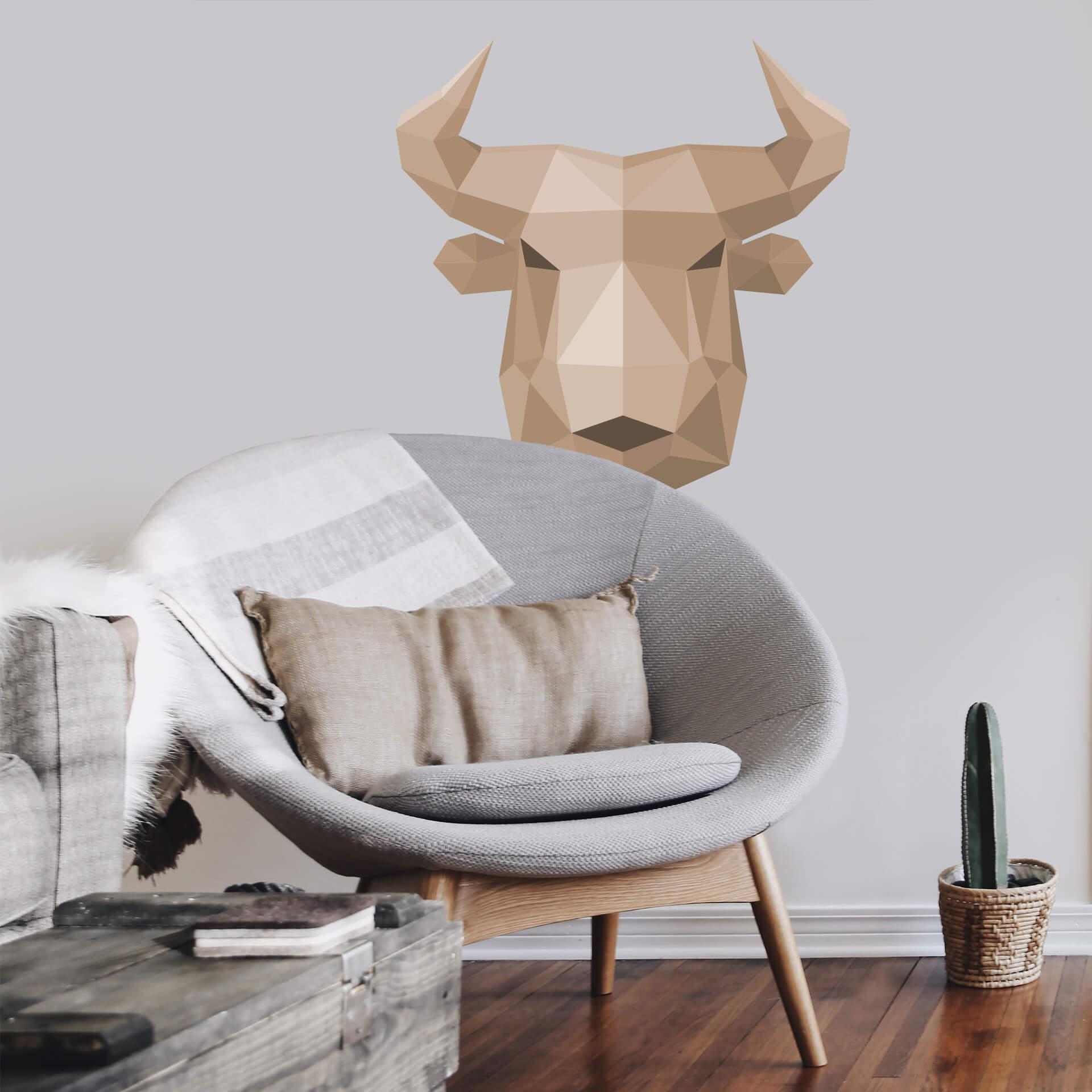 Wallsticker - Polygon - Tyrehoved