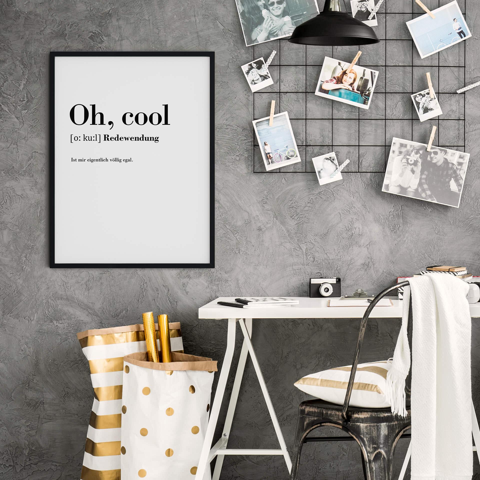 Poster Grammatik - Oh, cool