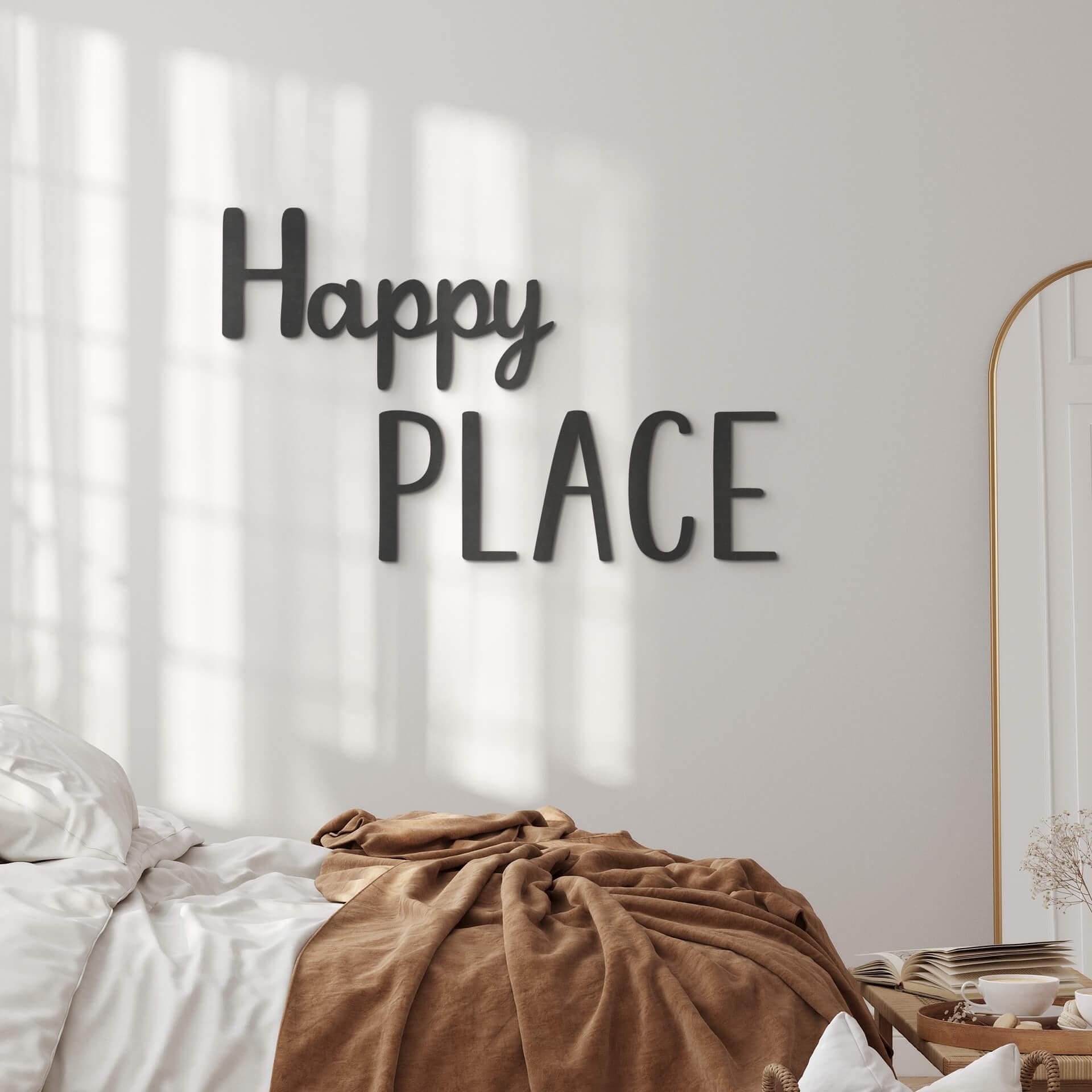 MDF-dekoration Happy Place