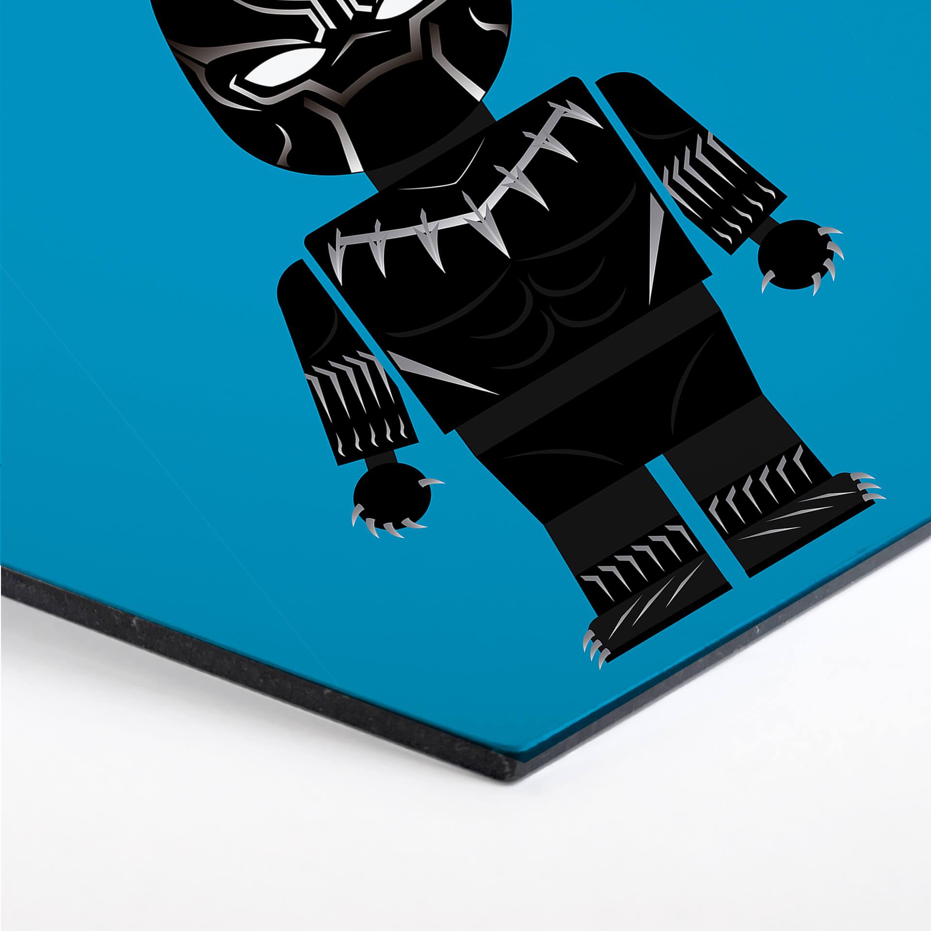Hexagon - Alu-Dibond - Gomes - Black Panther legetøj
