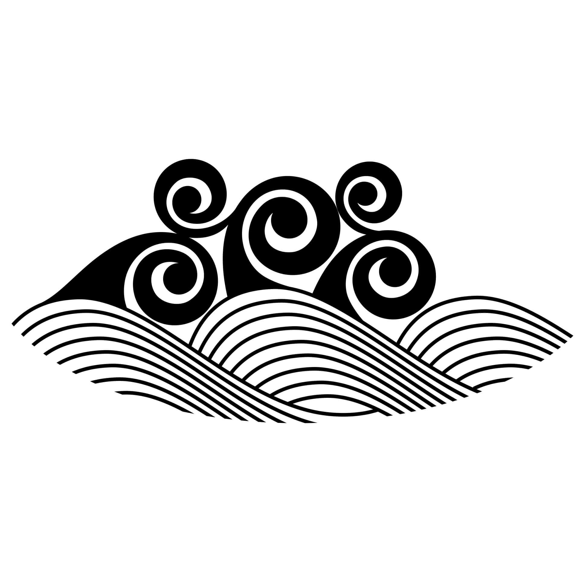 Wandtattoo Welle 1