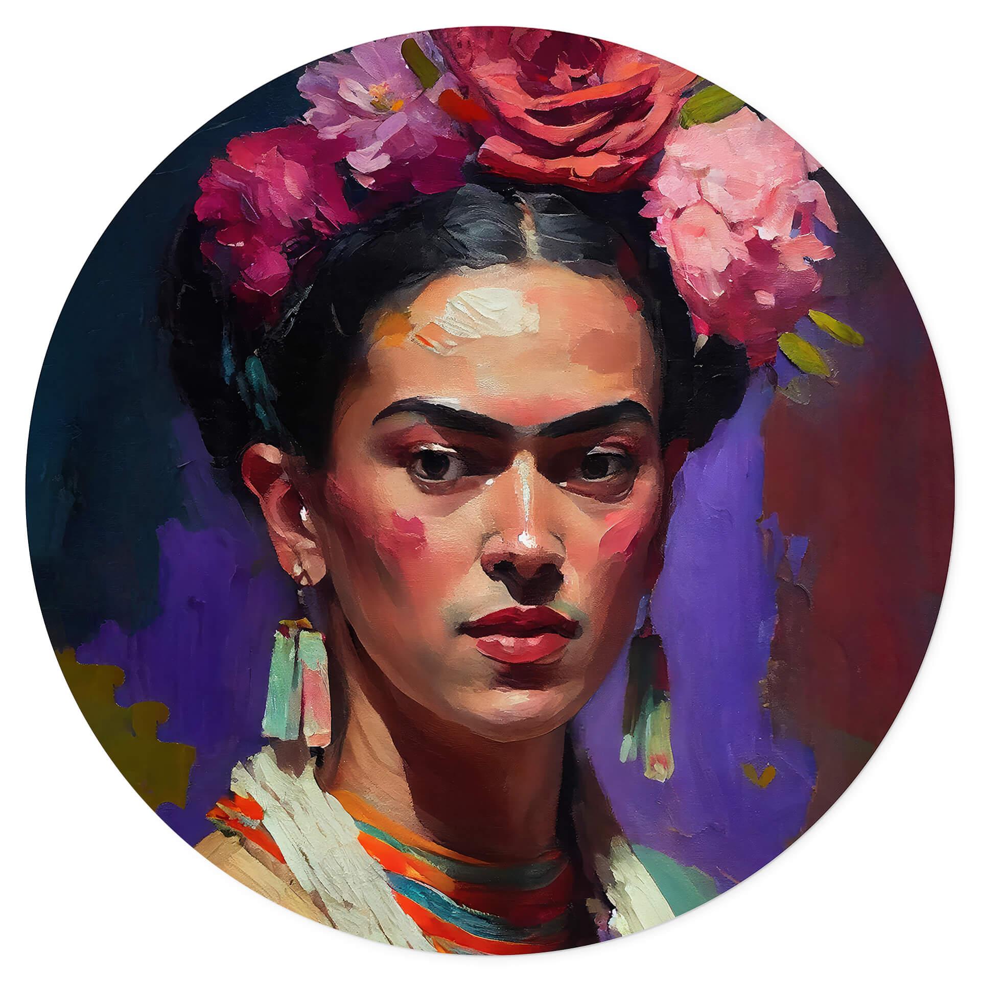 Adesivo murale Treechild - Portrait of Frida Kahlo