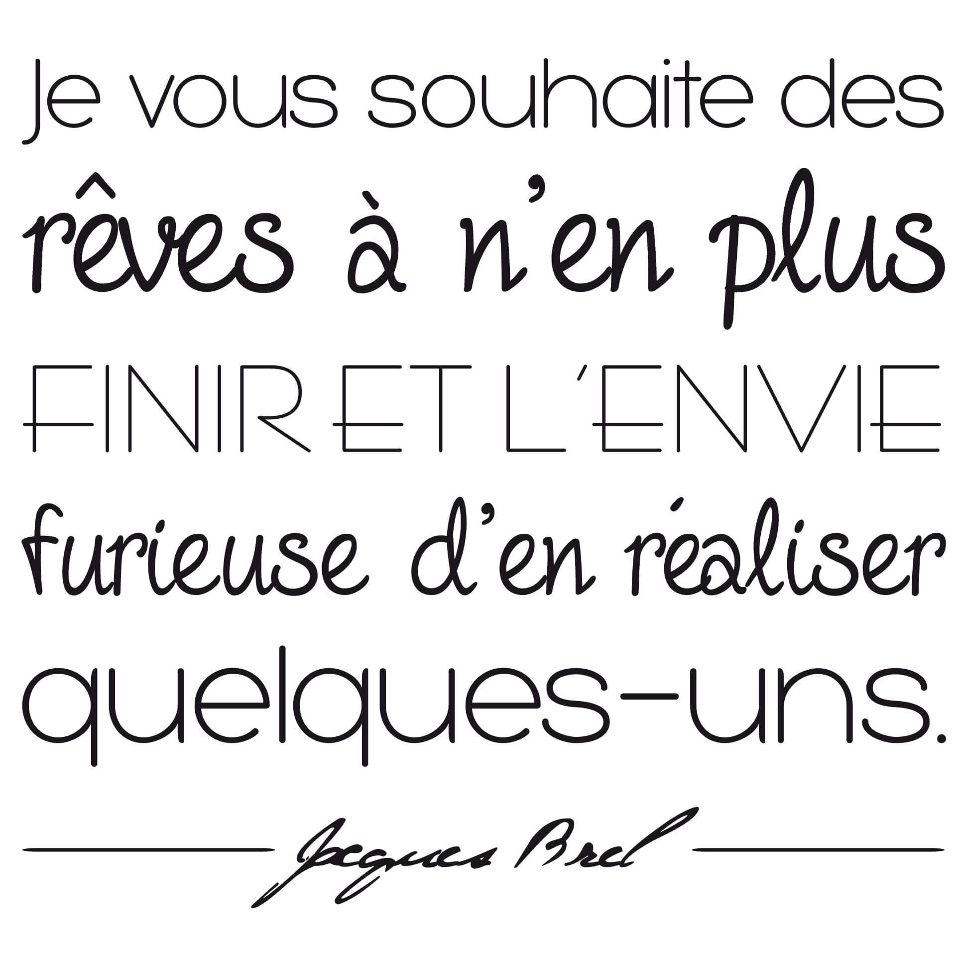Adesivo murale - Je vous Souhaite...
