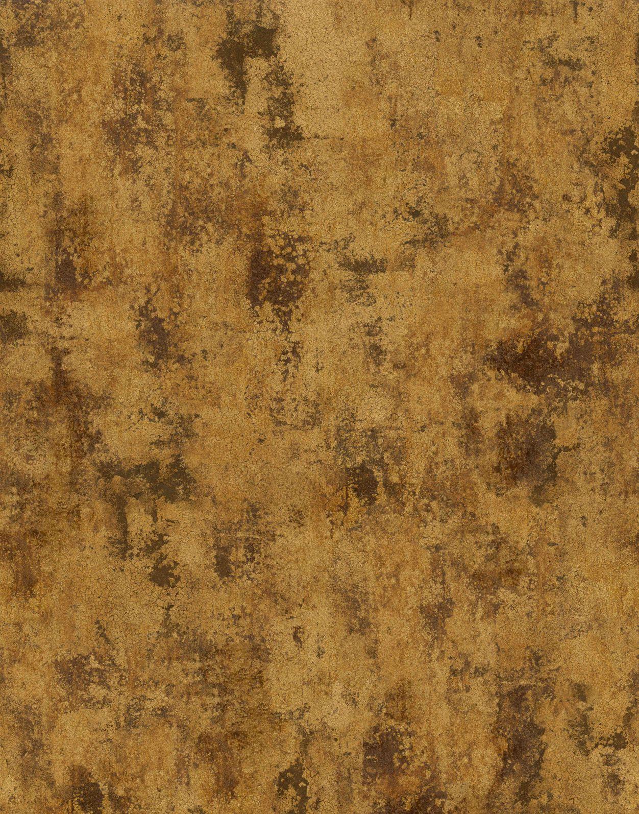 Fototapet med motiv rustlook guldbrun med patinastruktur 2,7 x 2,12 m