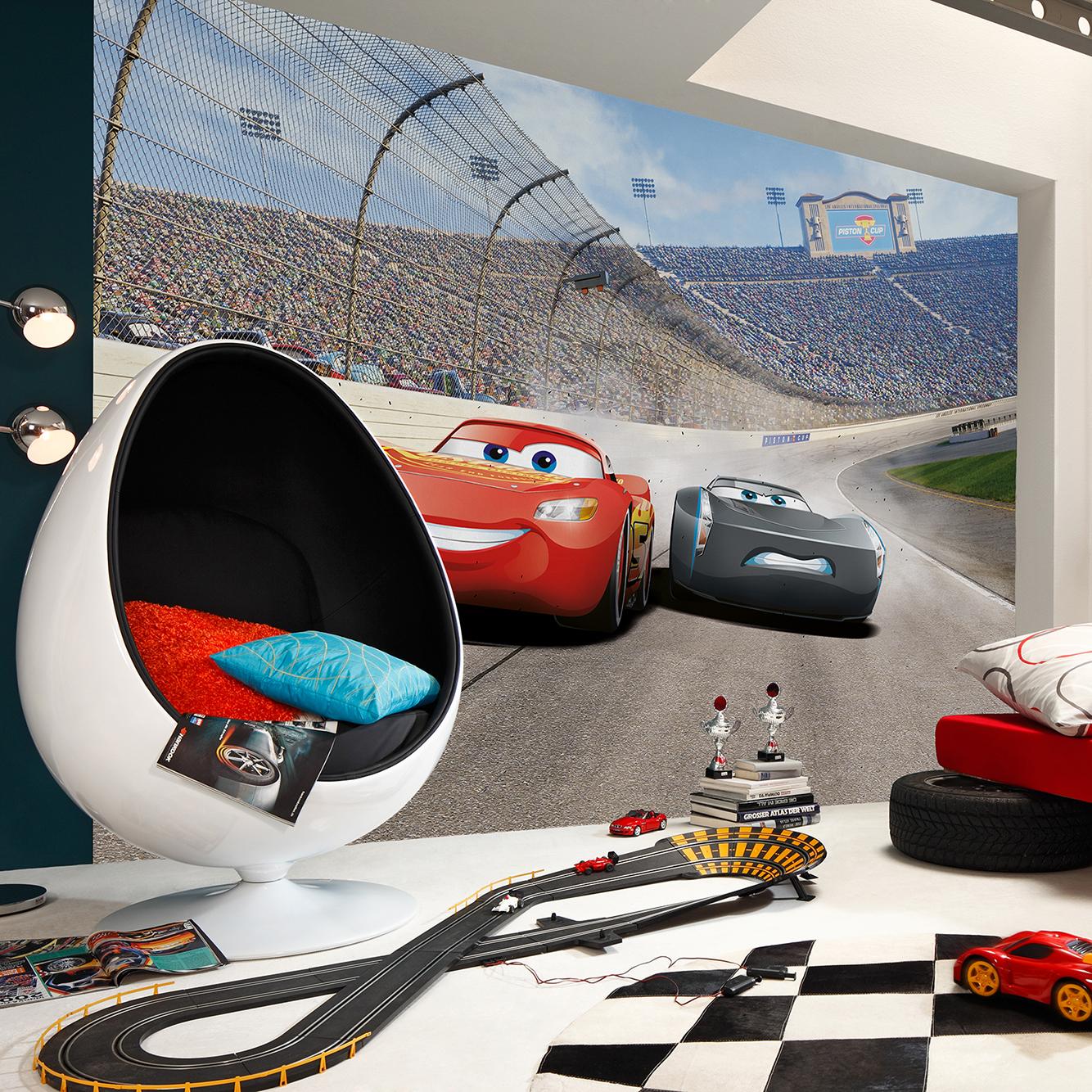 Fotobehang Disney Cars Duel