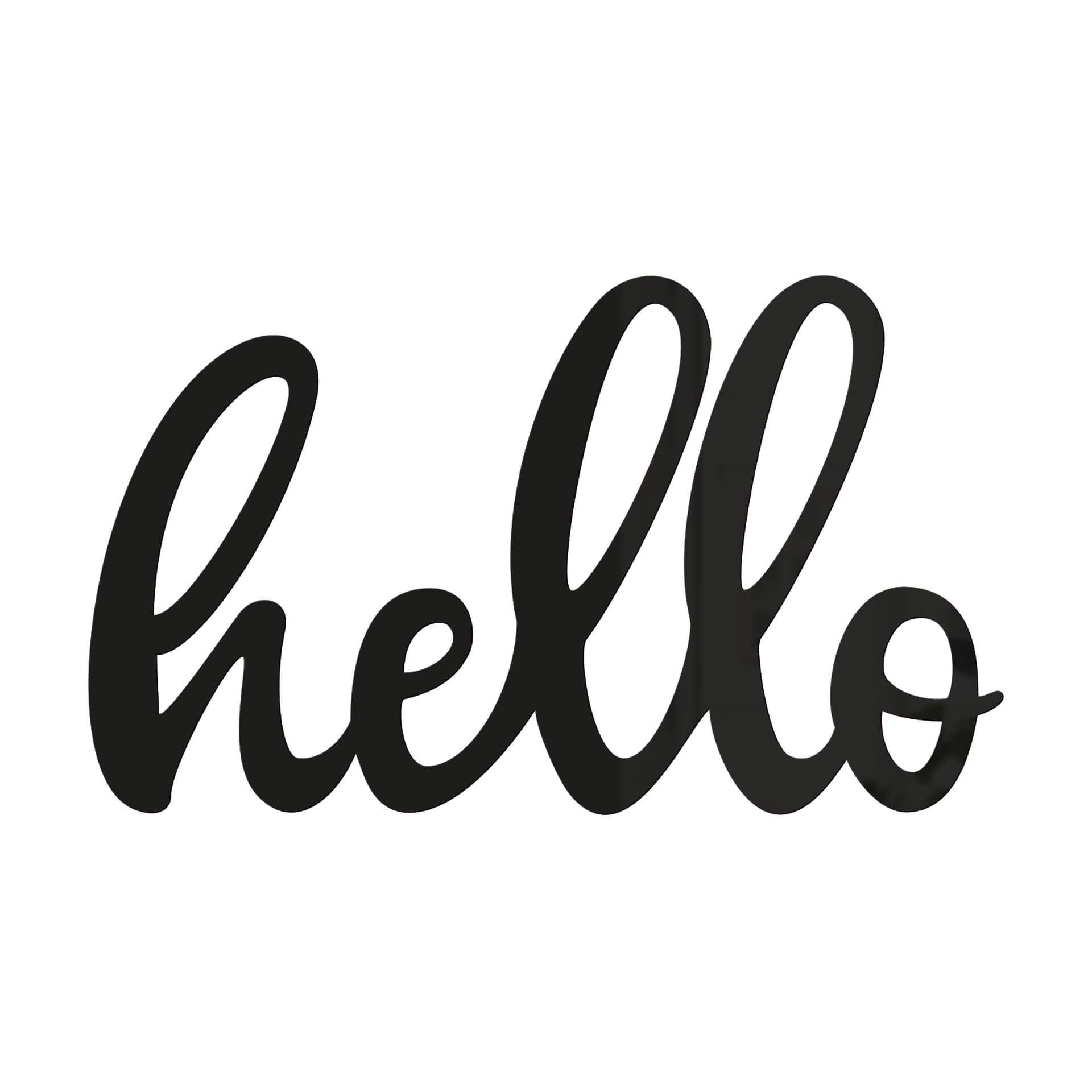 Letras decorativas Hello - letras acrílicas