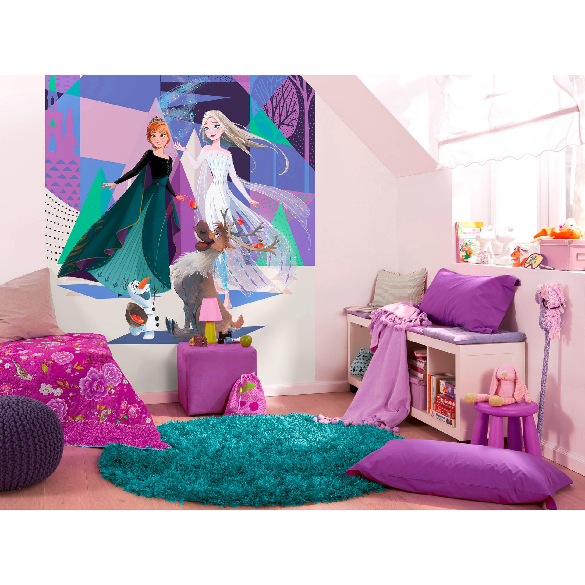 Vliesbehang - Frozen Abstract Arendelle - 200 x 280 cm