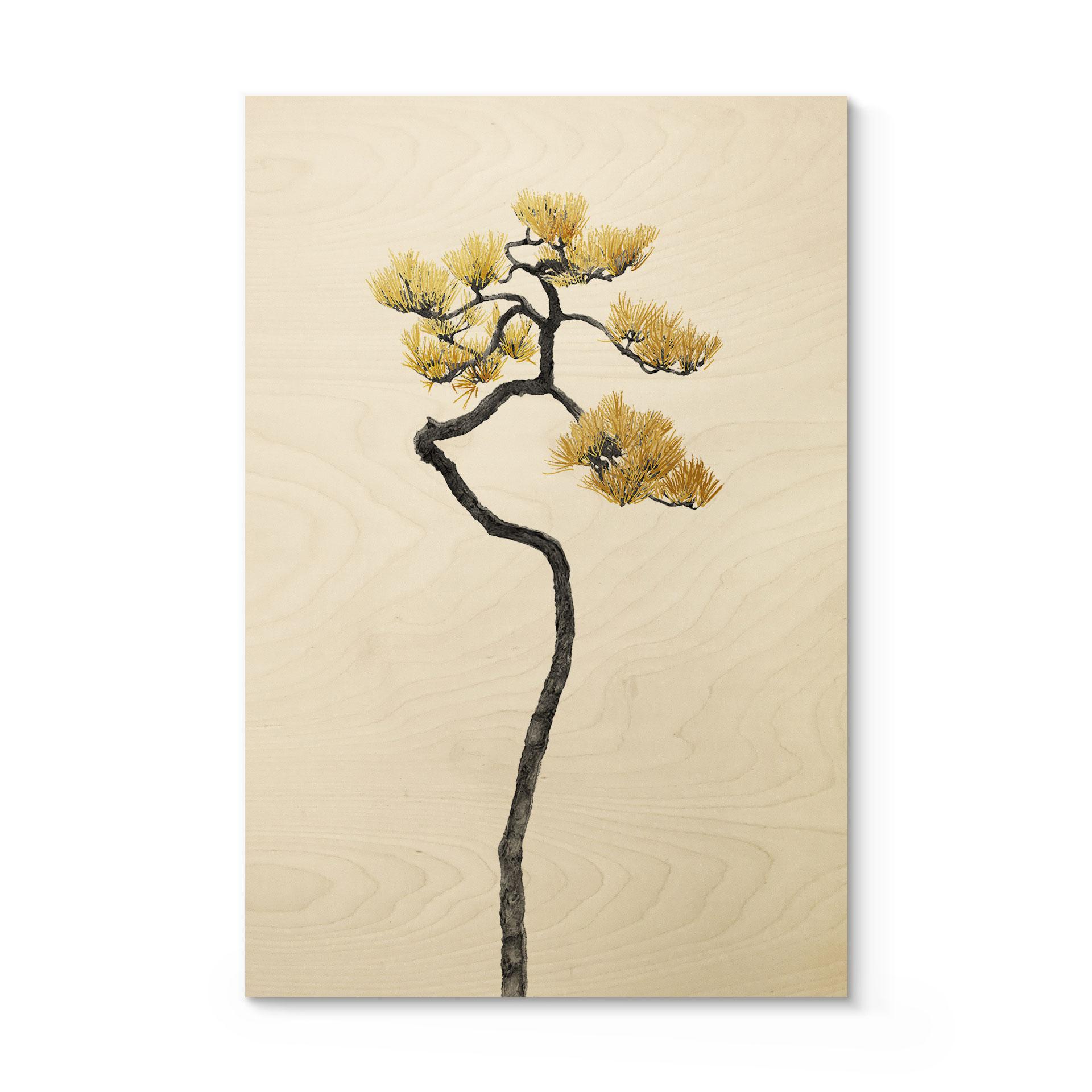 Træplakat Bonsai i balance - Amini