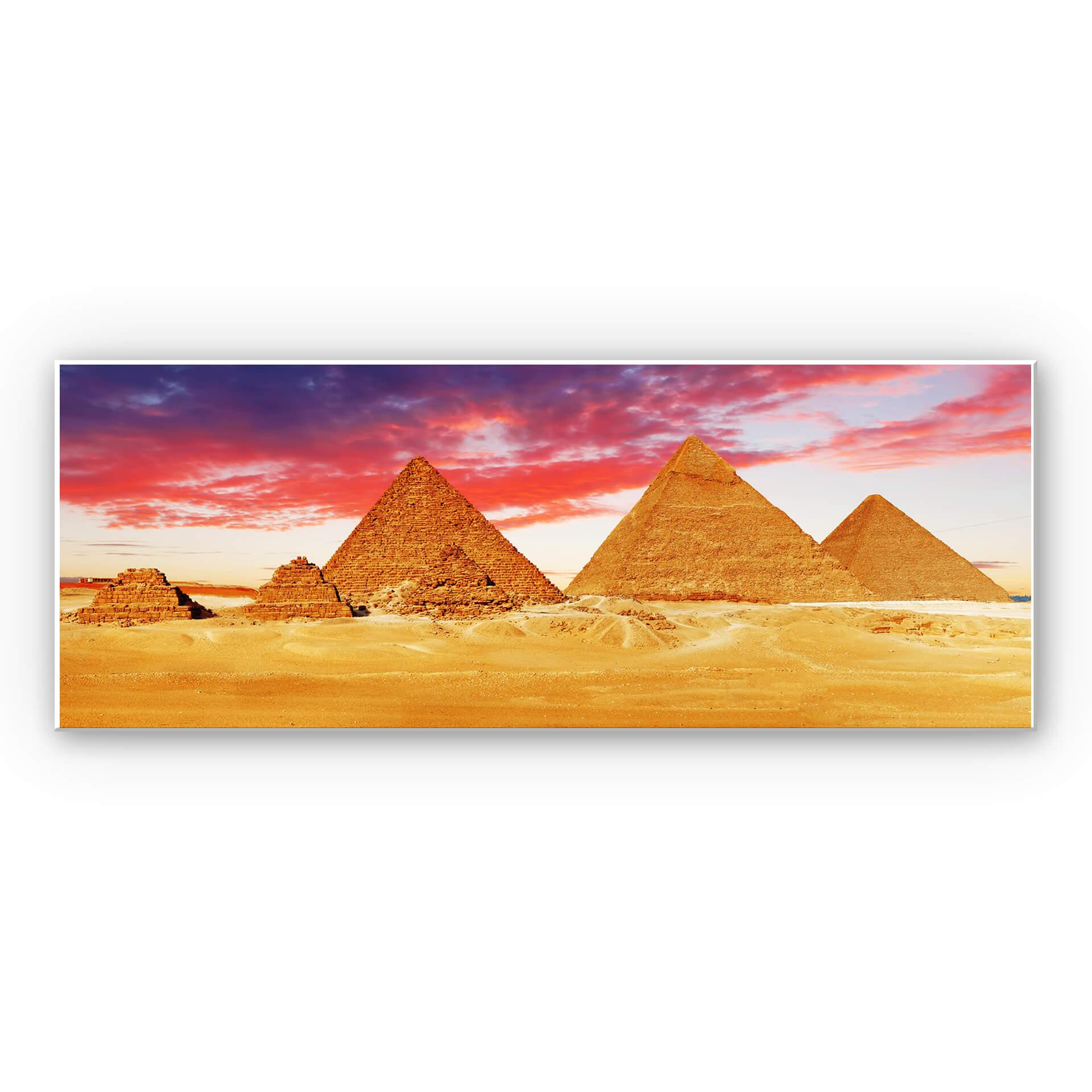 Tableau Forex - Les pyramides de Gizeh - Panorama
